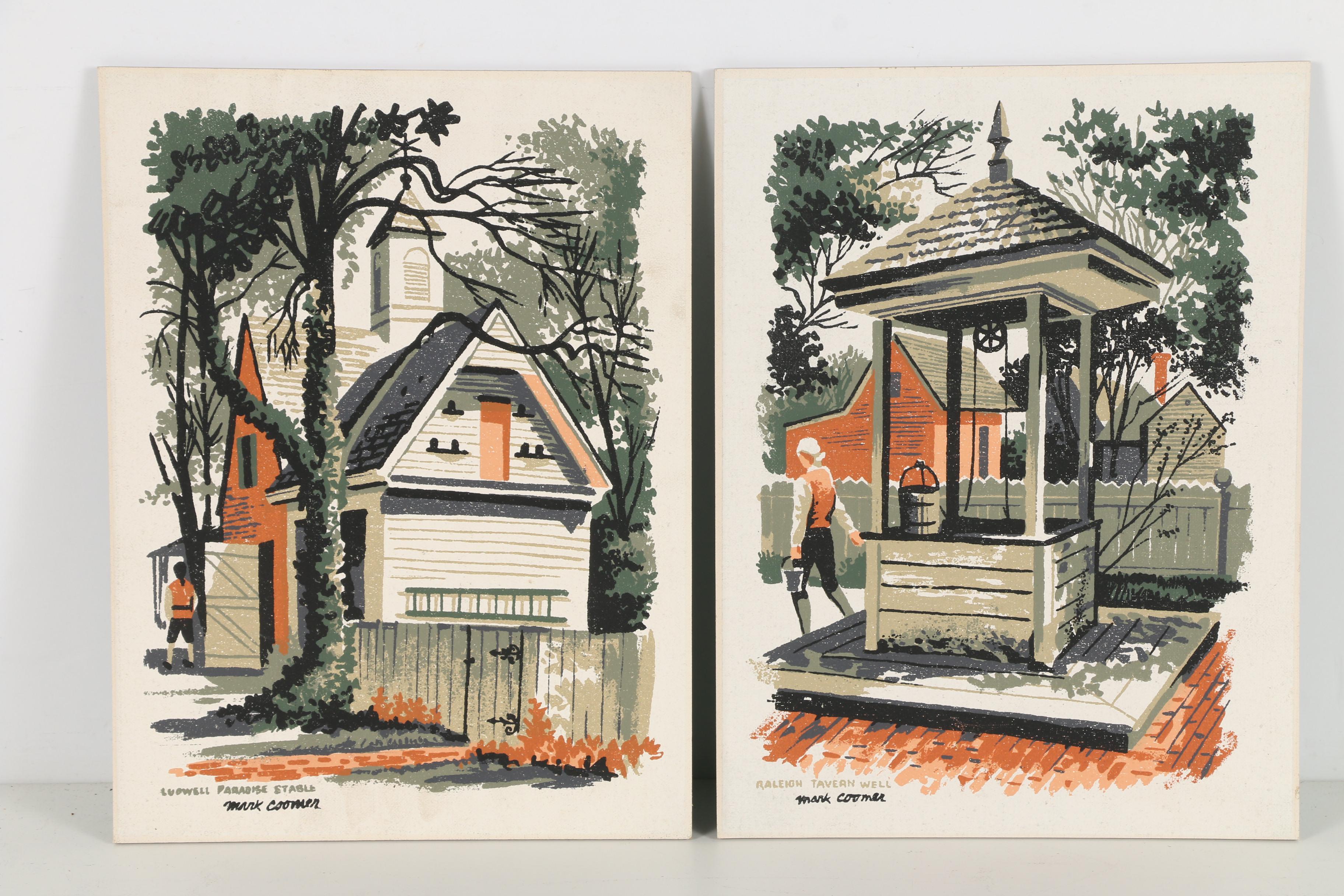 Mark Coomer Mid Century Serigraphs