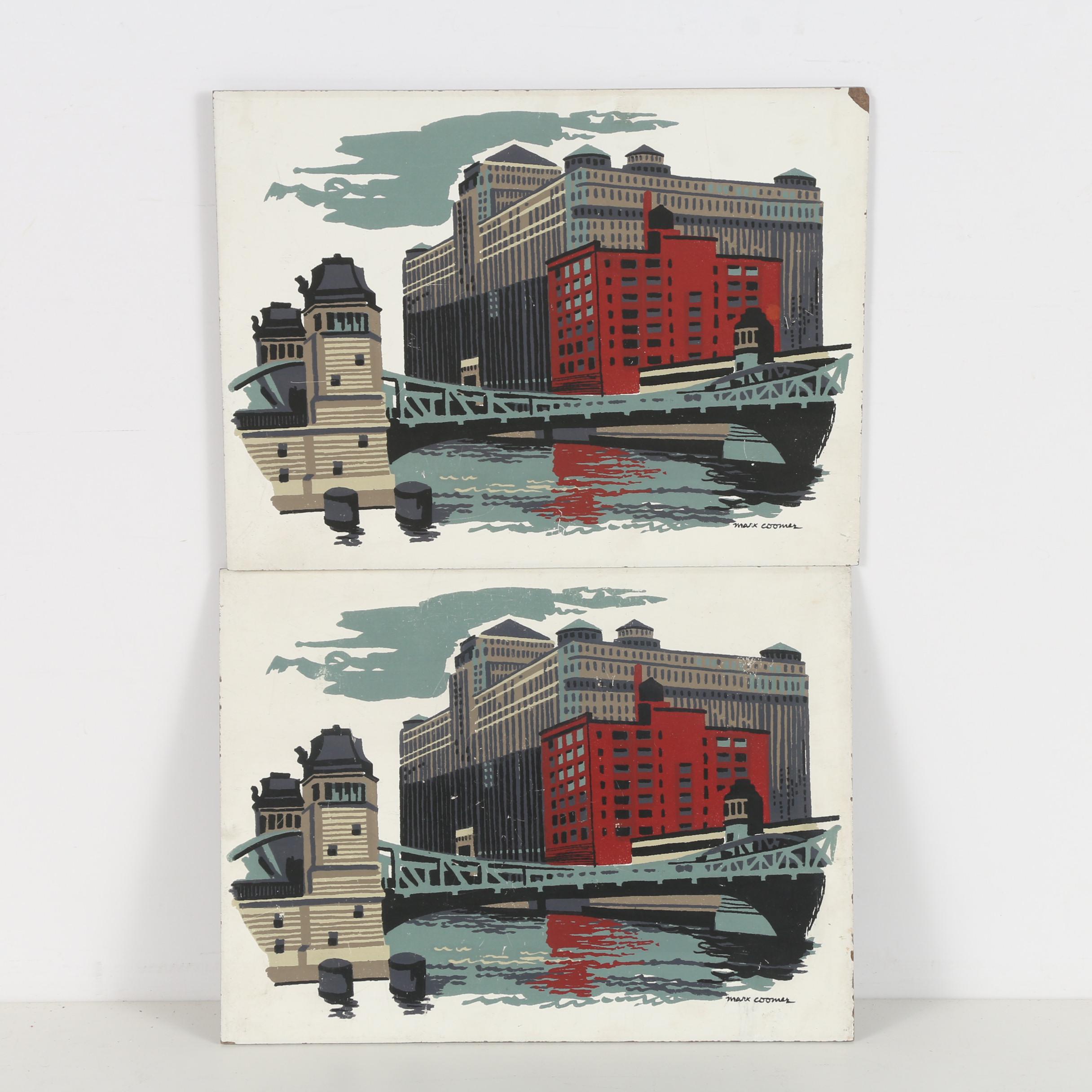 Mark Coomer Mid Century Serigraphs