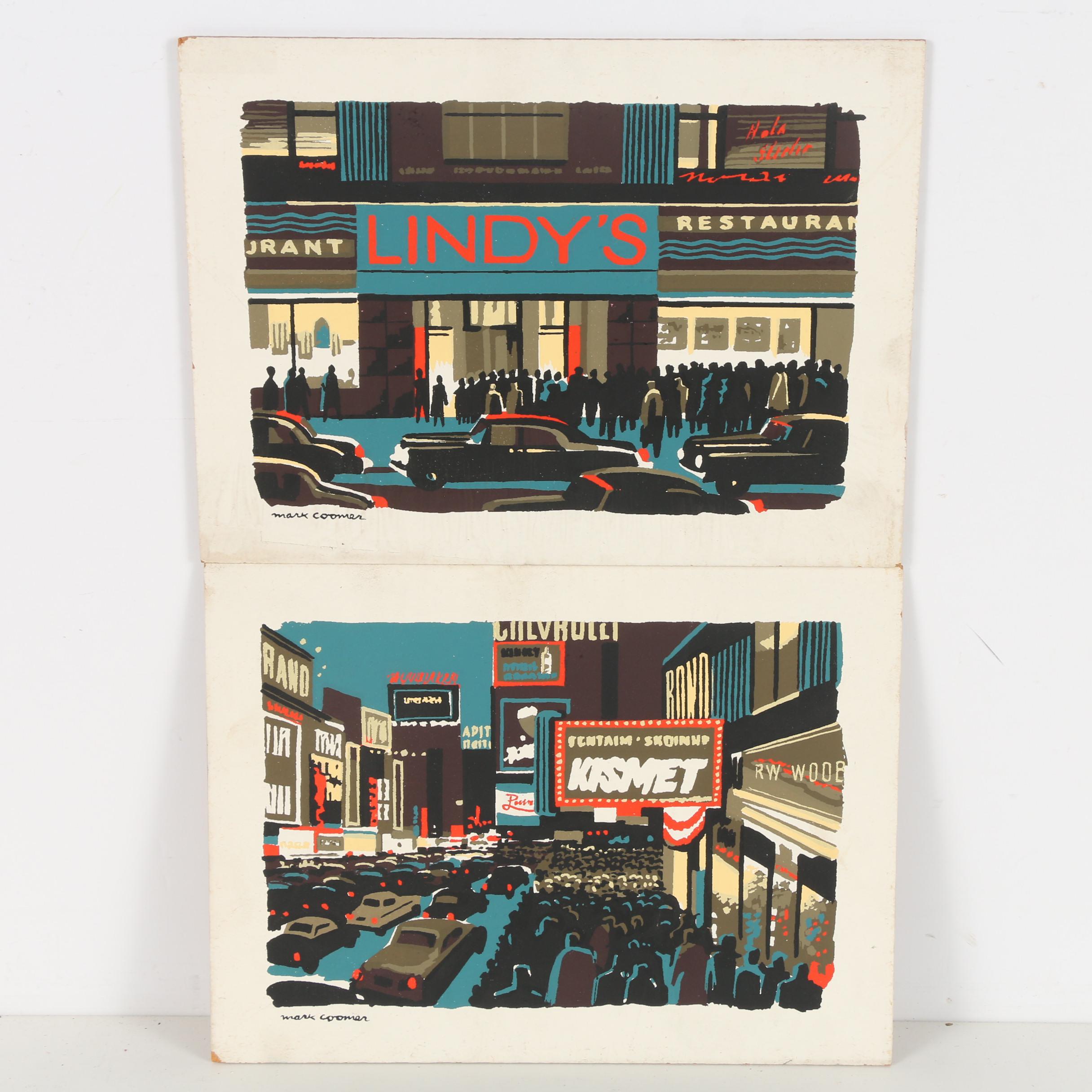 Mark Coomer Mid Century Serigraphs