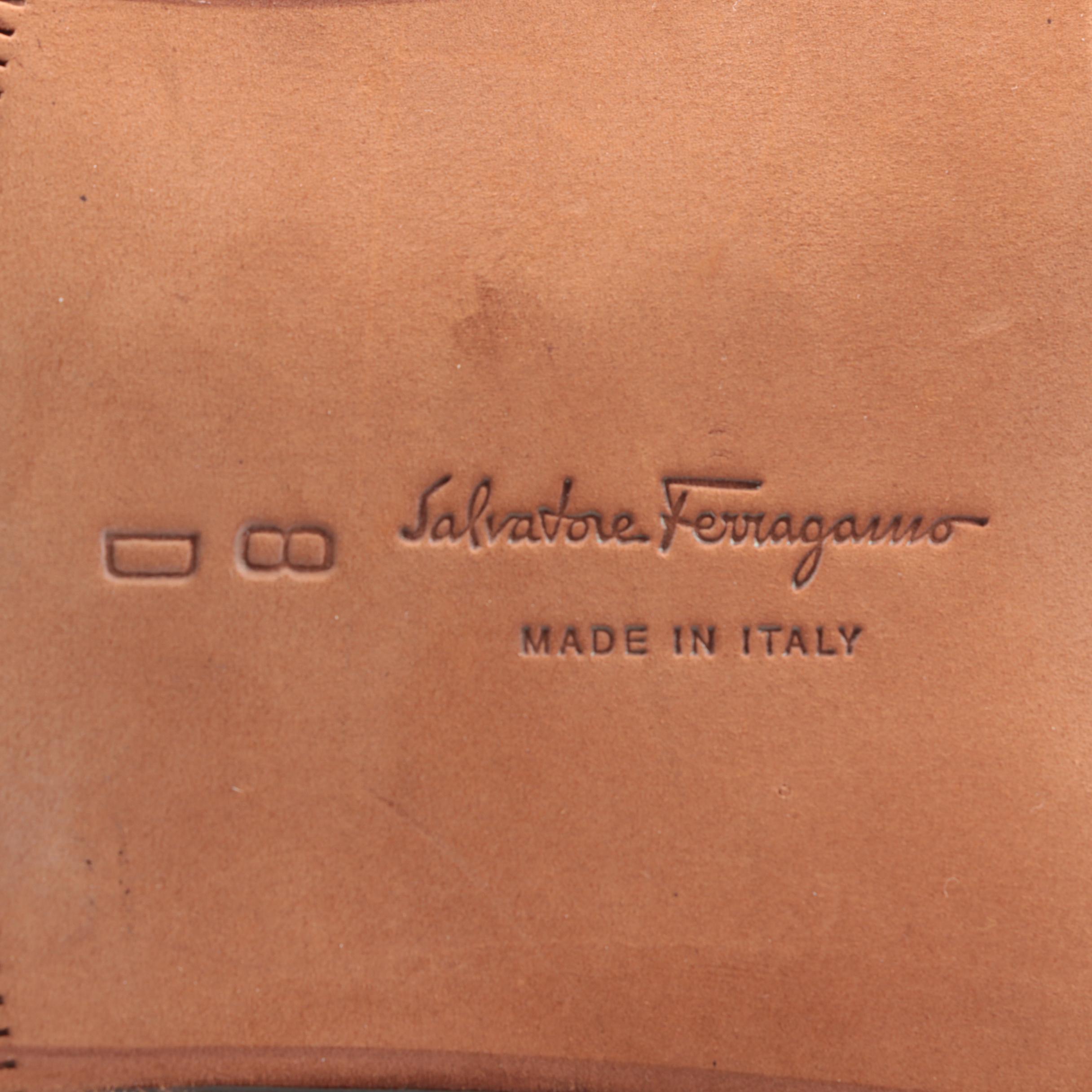 Ferragamo Studio Men's Brown Leather Loafers