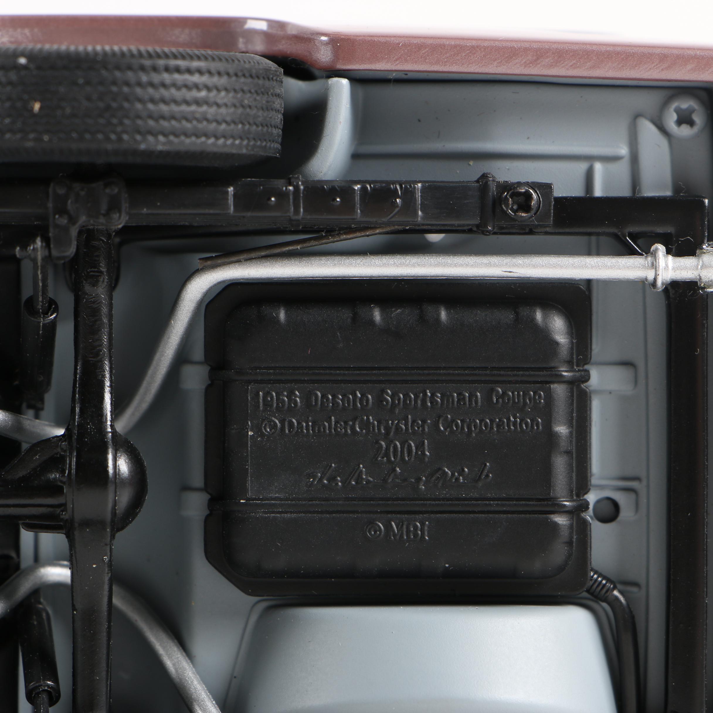 Danbury Mint Limited Edition Die-Cast 1956 DeSoto Sportsman Coupe