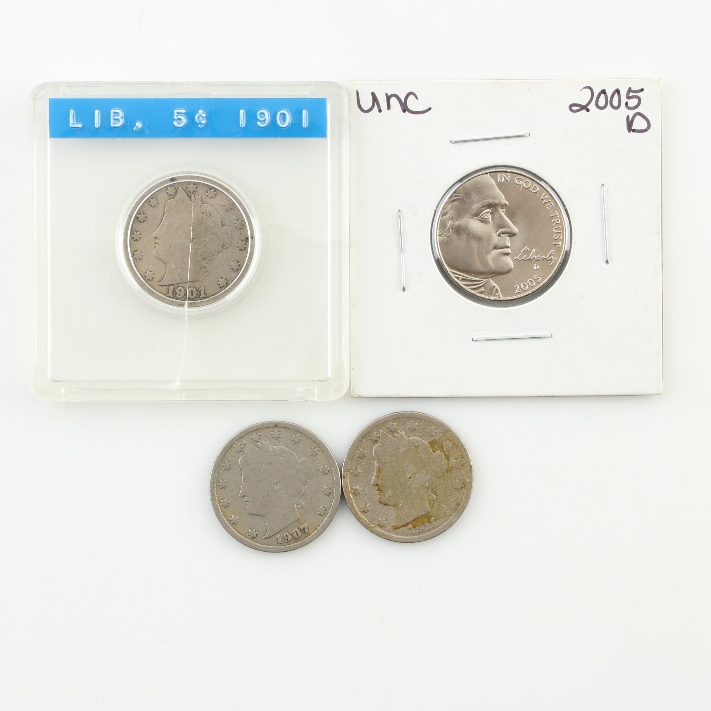 Assortment of Antique to Modern U.S. Coins