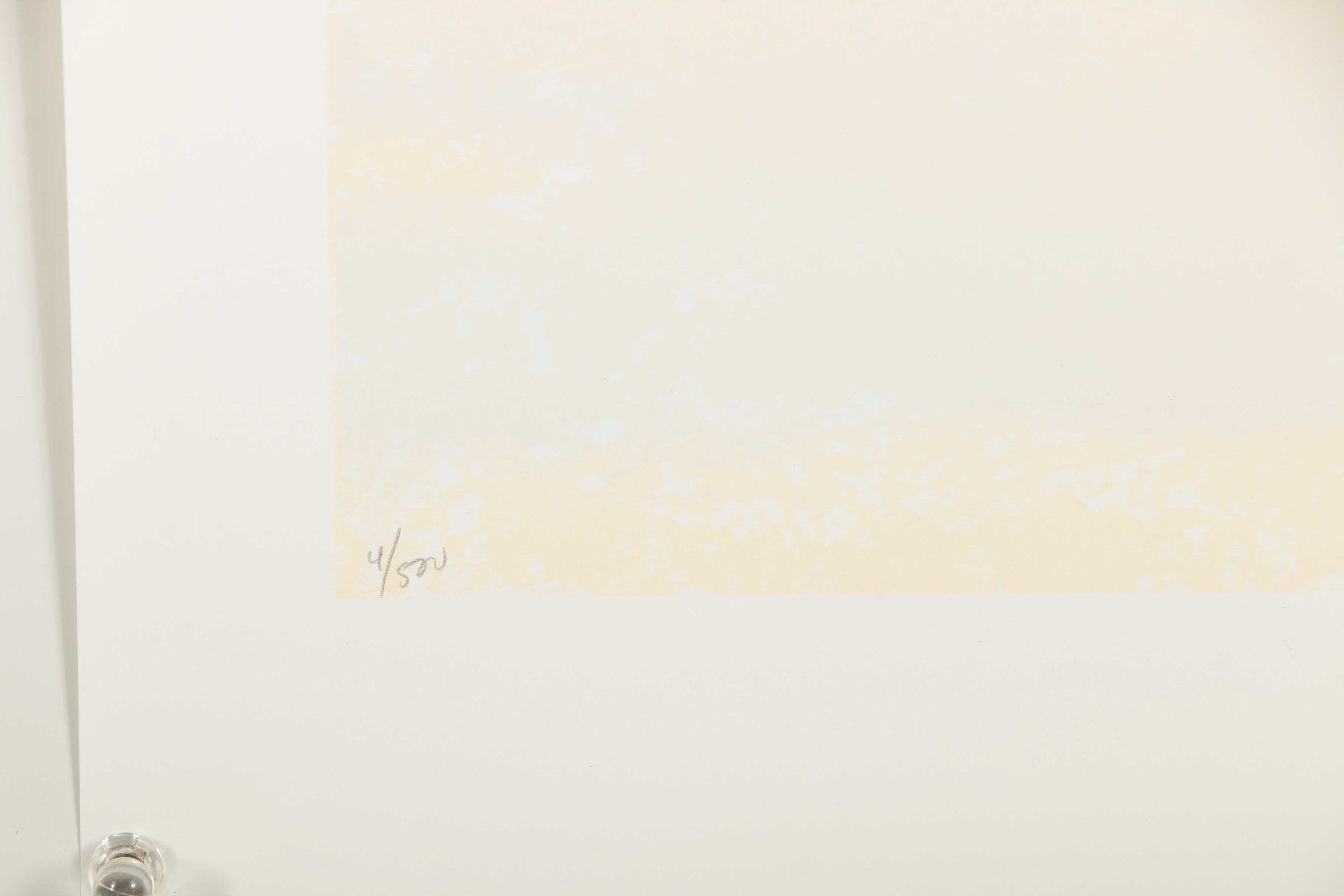 Paul Shroeder Serigraph "Eastern Passage" Series