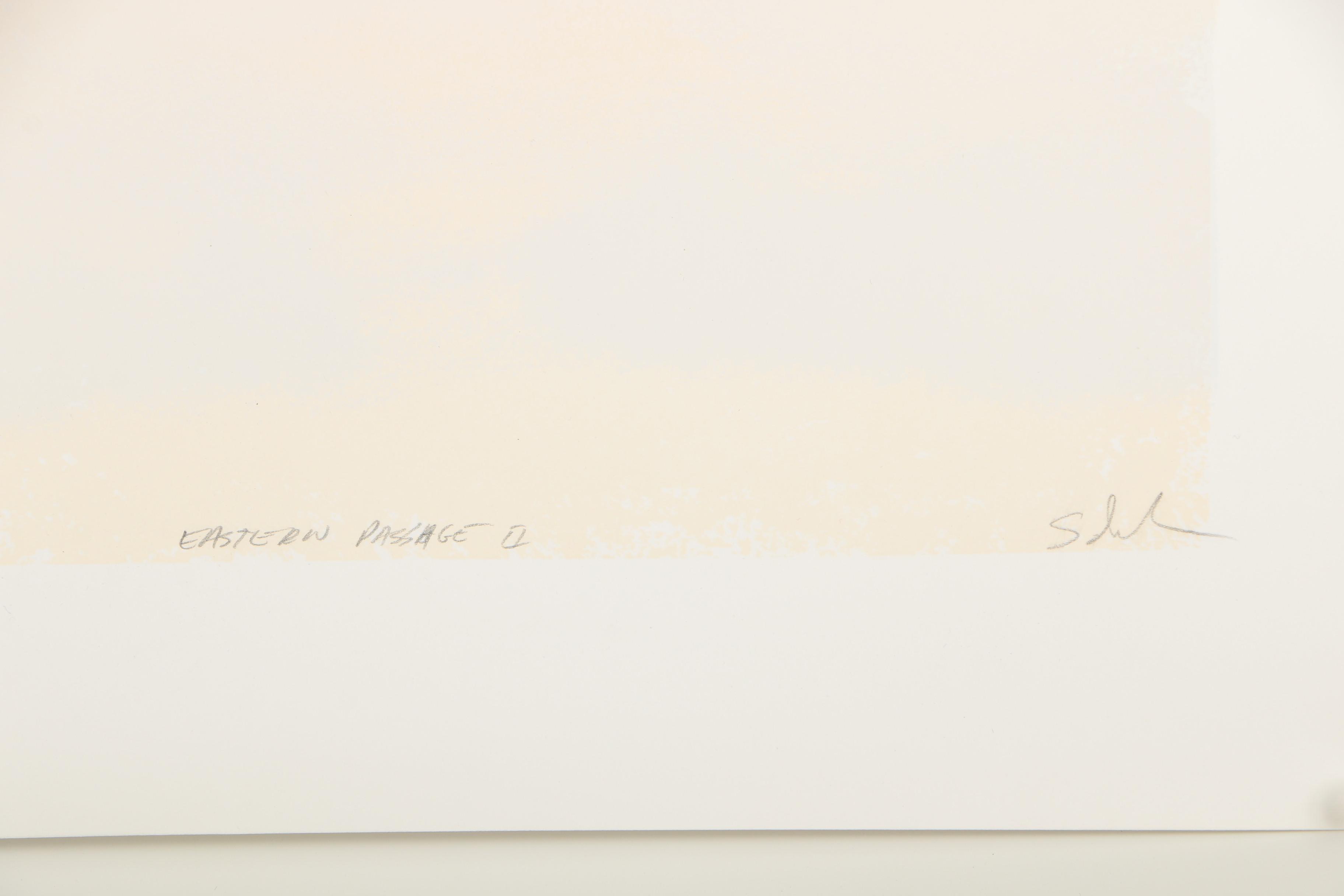 Paul Shroeder Serigraph "Eastern Passage" Series