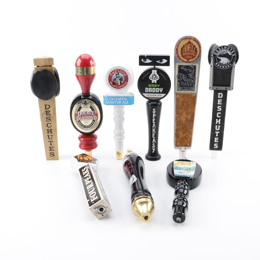 Beer Taps including Double Diamond  and Red Seal Ale