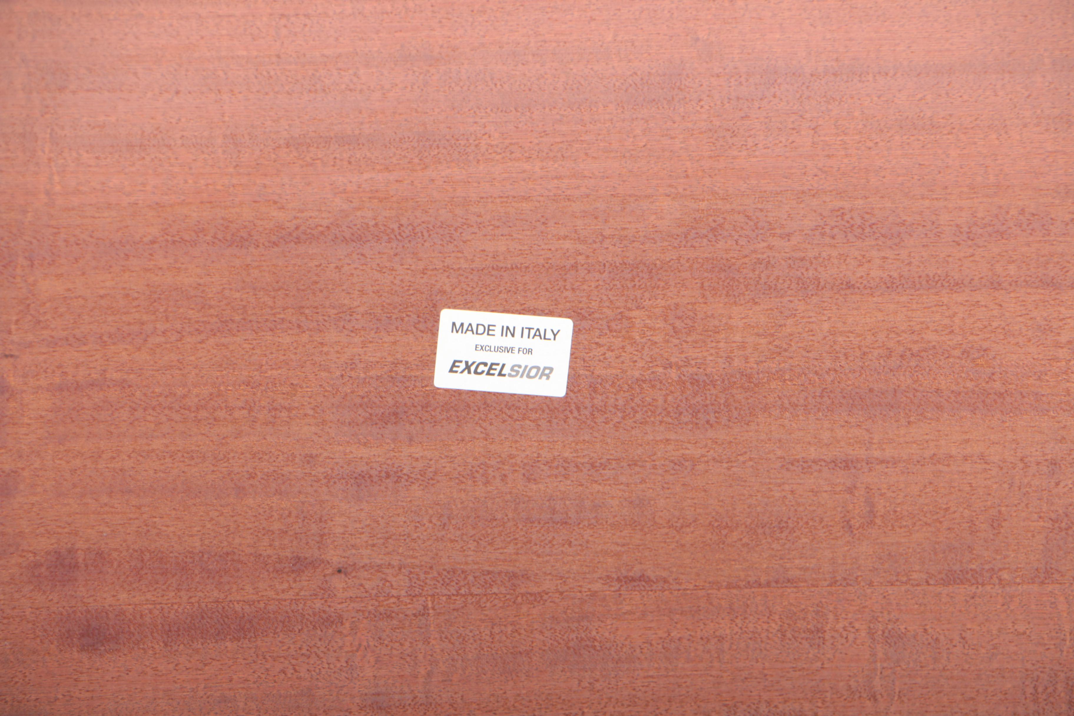 Excelsior Designs Rosewood and Steel Credenza