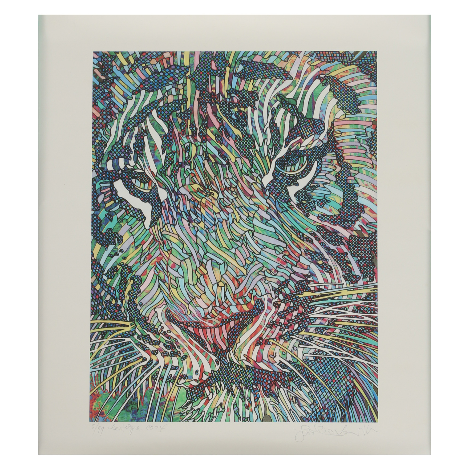 Guillaume Azoulay Giclée "Le Tigre"