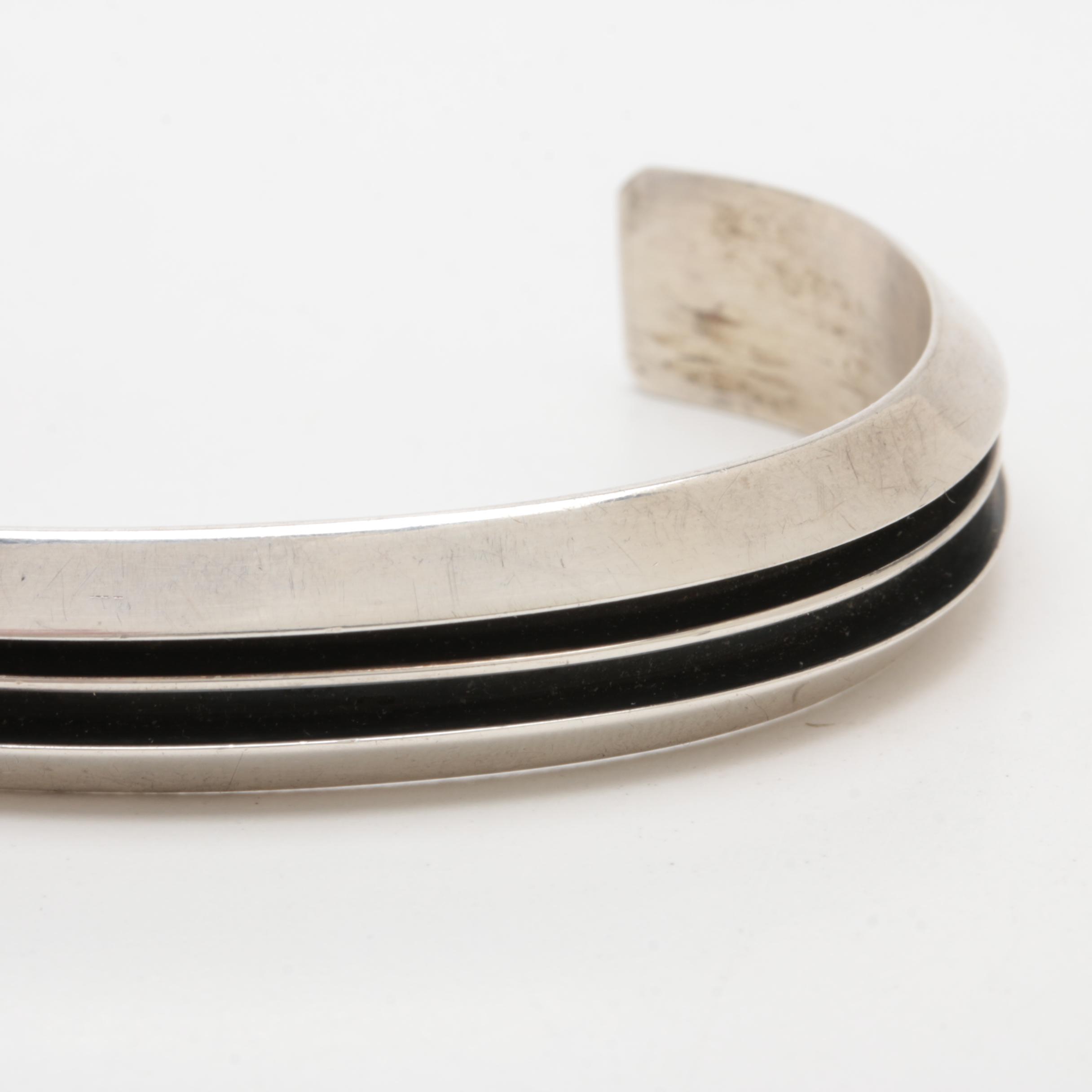 Tom Hawk Navajo Sterling Silver Cuff