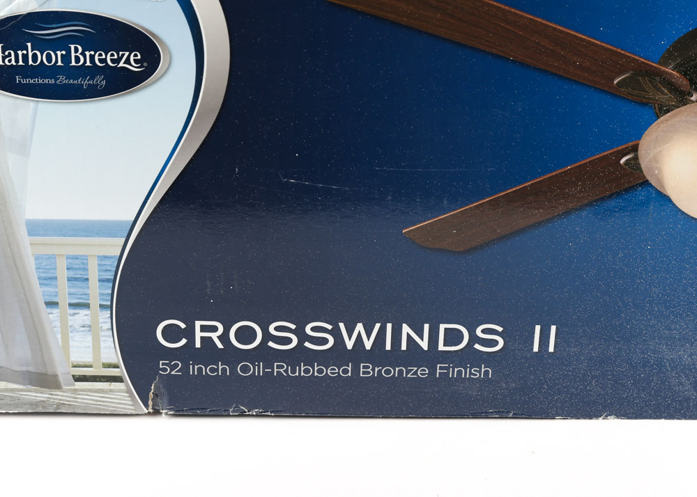 Harbor Breeze "Crosswinds II" Ceiling Fan and Light Fixture