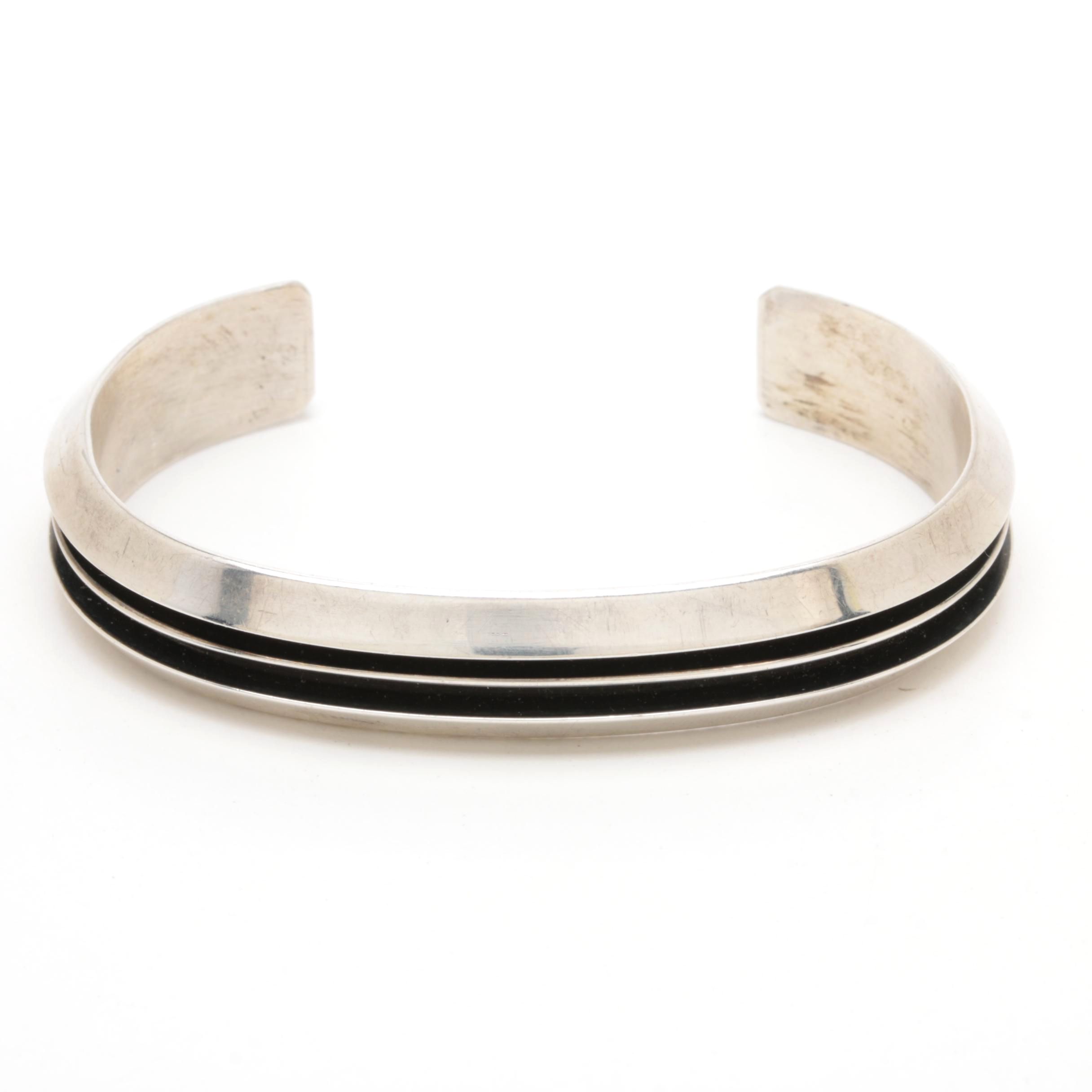 Tom Hawk Navajo Sterling Silver Cuff