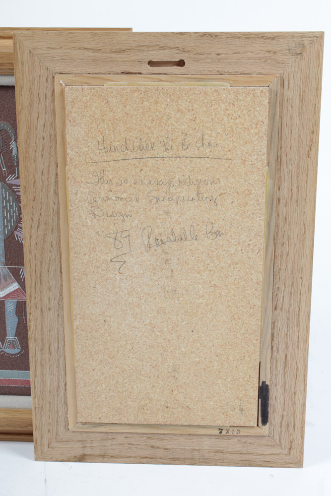 Rosabelle Ben Sandpaintings of Navajo Hunch Back Yei