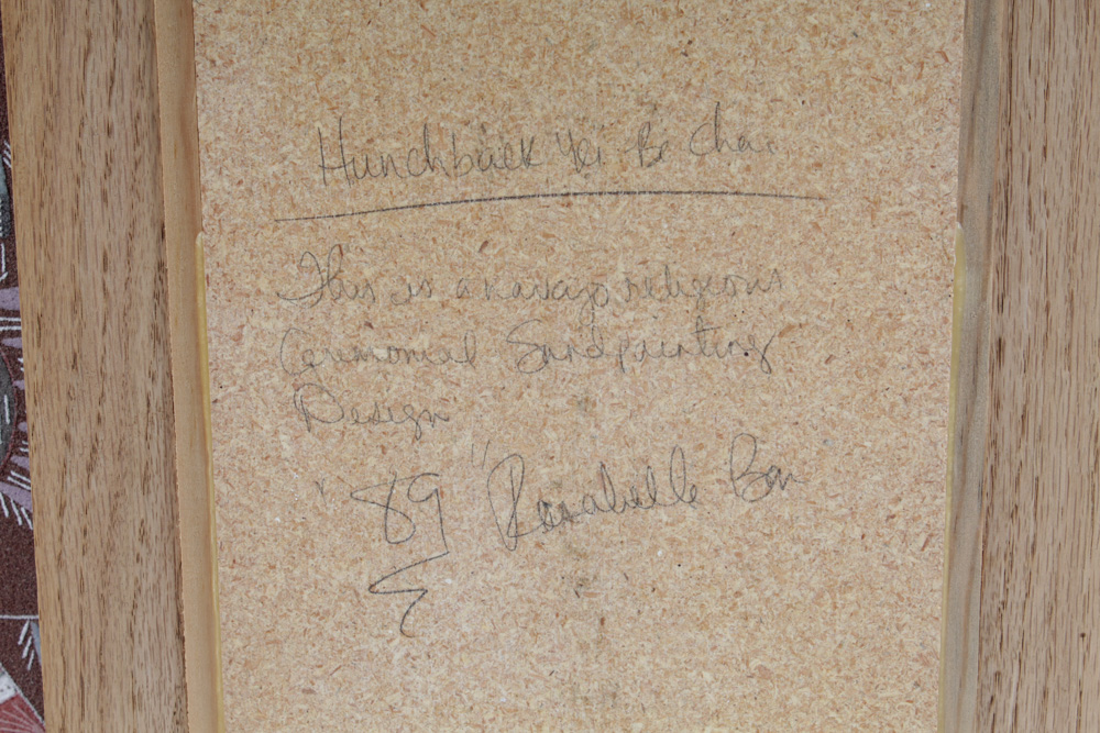 Rosabelle Ben Sandpaintings of Navajo Hunch Back Yei