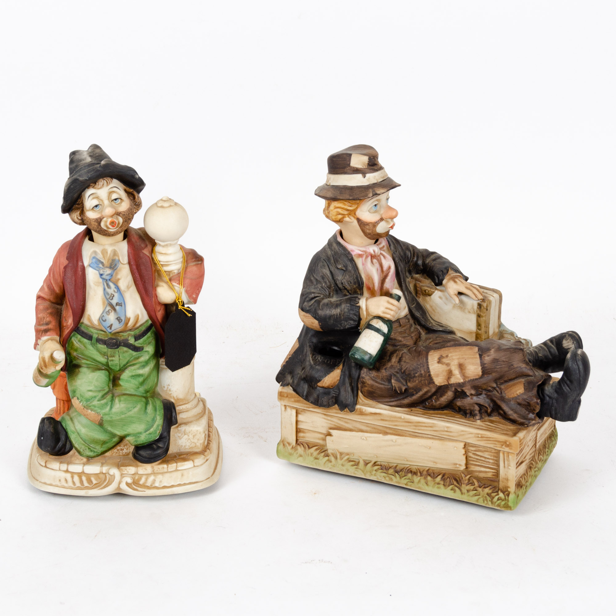 Two Waco Melody in Motion Hobo Animated Figurines