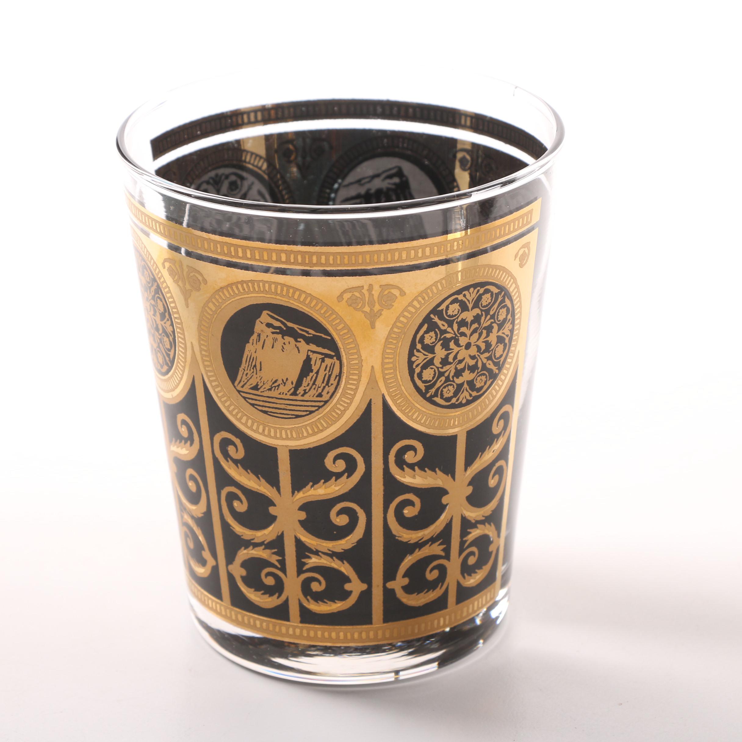 Mid-Century Glassware featuring Libbey "Prudential Rock of Gibraltar"