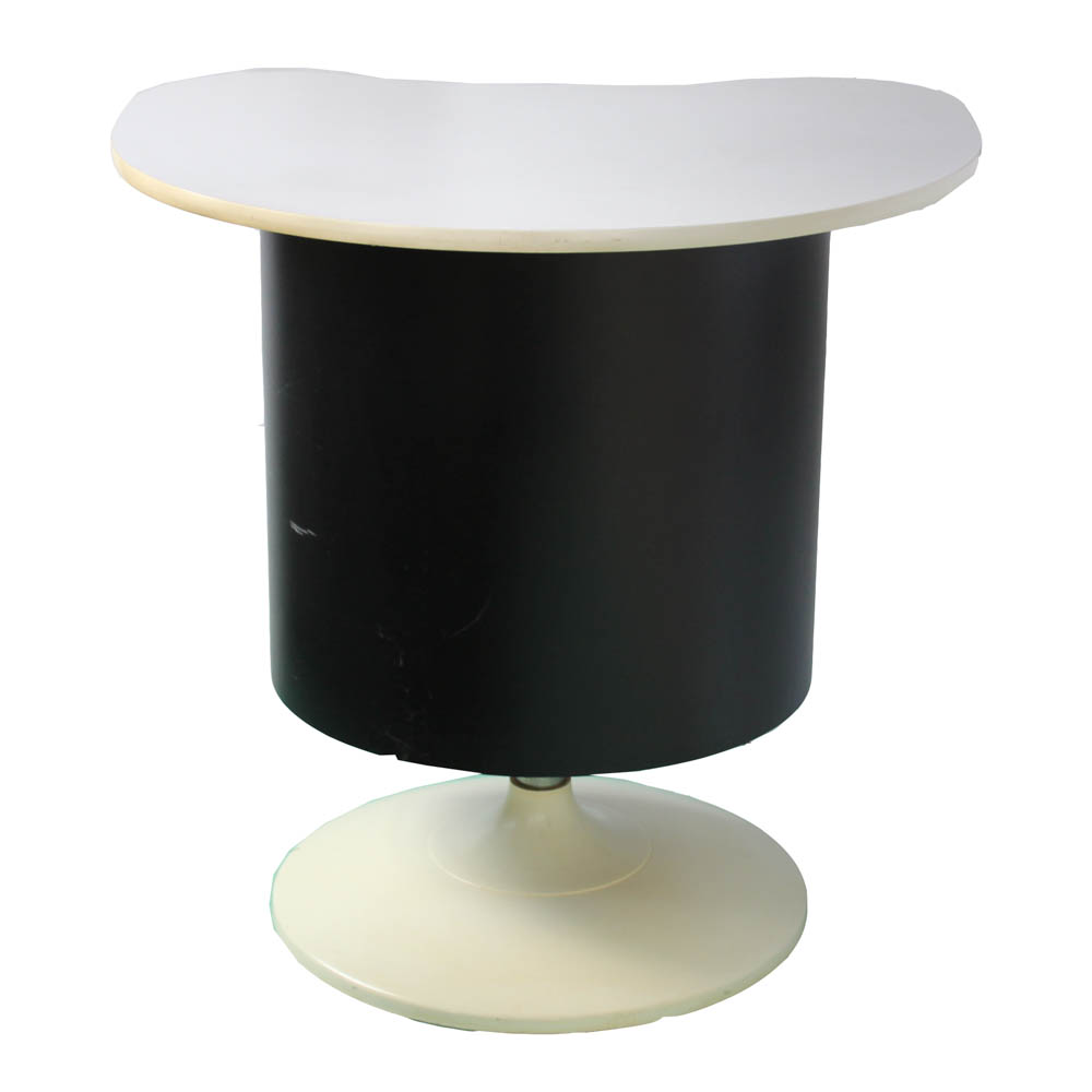 Modernist Bar Cabinet with Vintage Stool