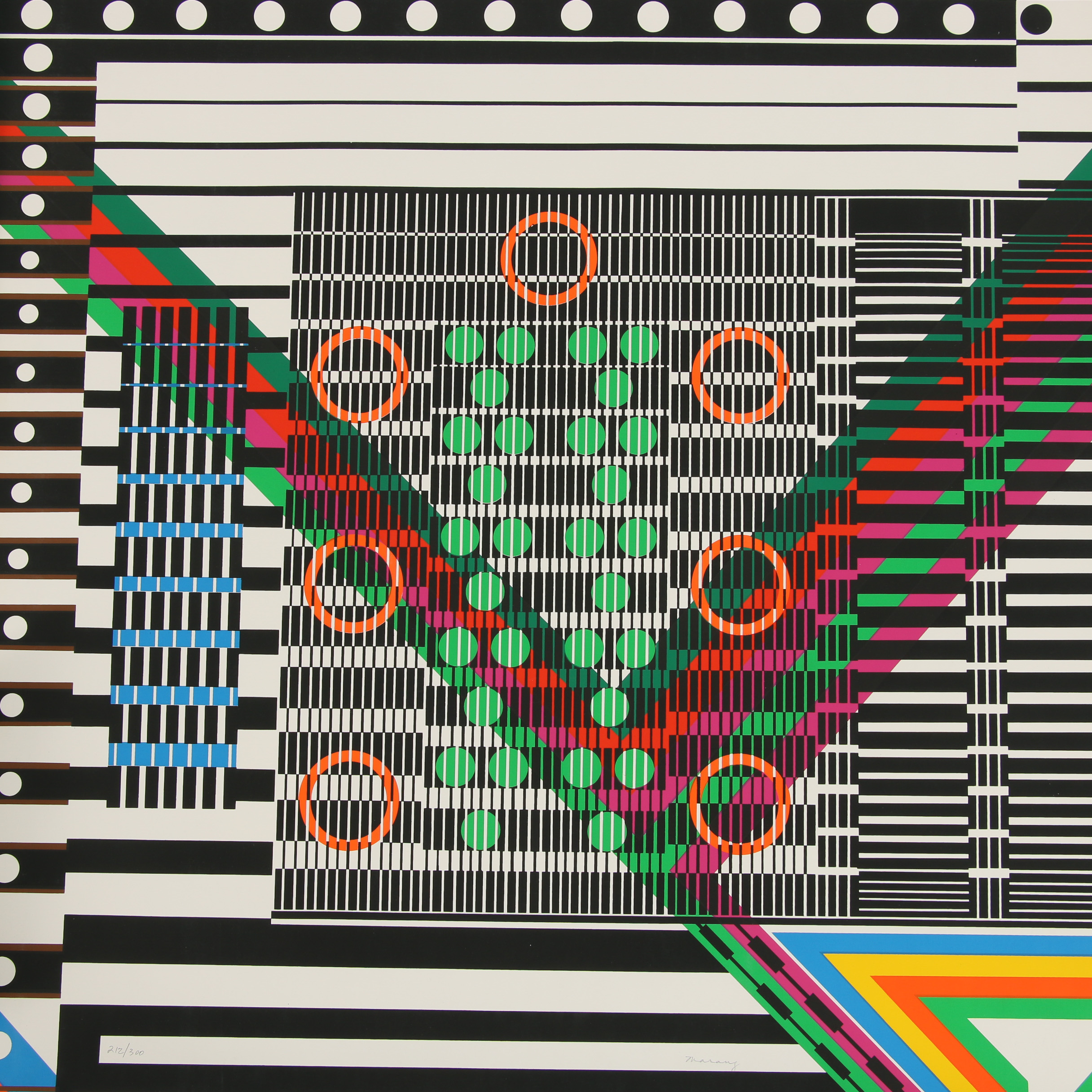 Leo Maranz Serigraph "#5 Counter Point"