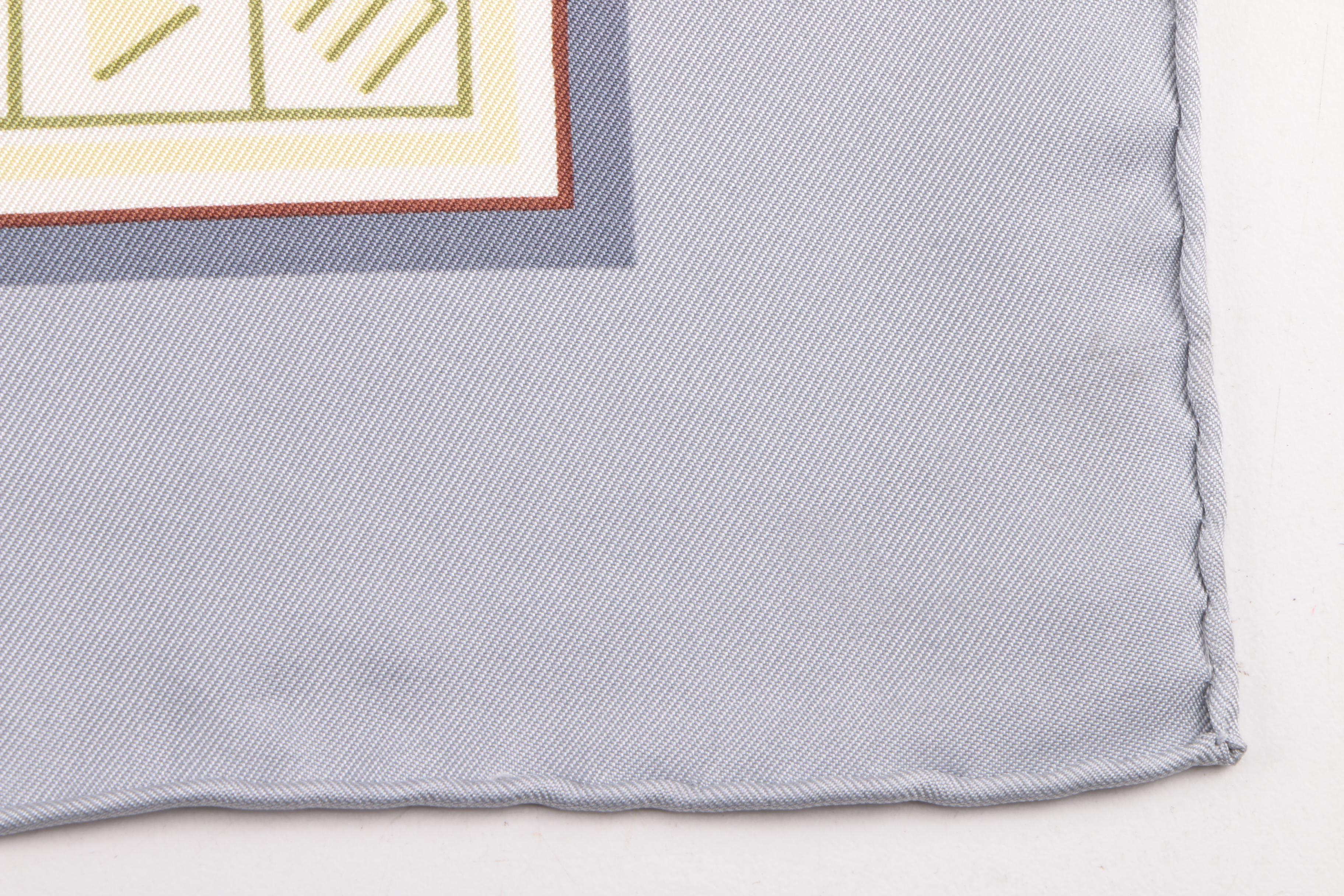 2001 Hermès "The World of Hermès" Silk Scarf Designed by Christine Henry