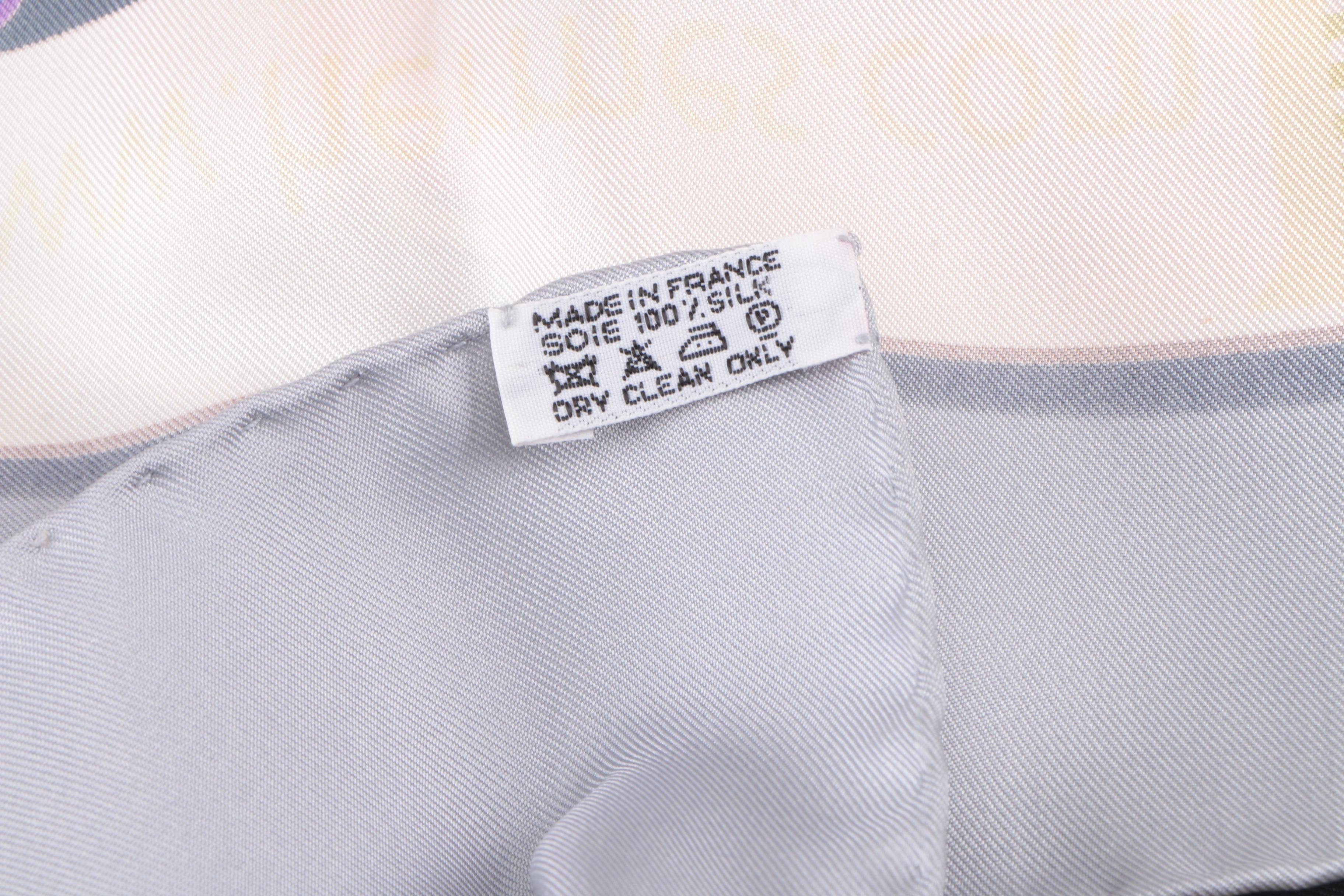 2001 Hermès "The World of Hermès" Silk Scarf Designed by Christine Henry