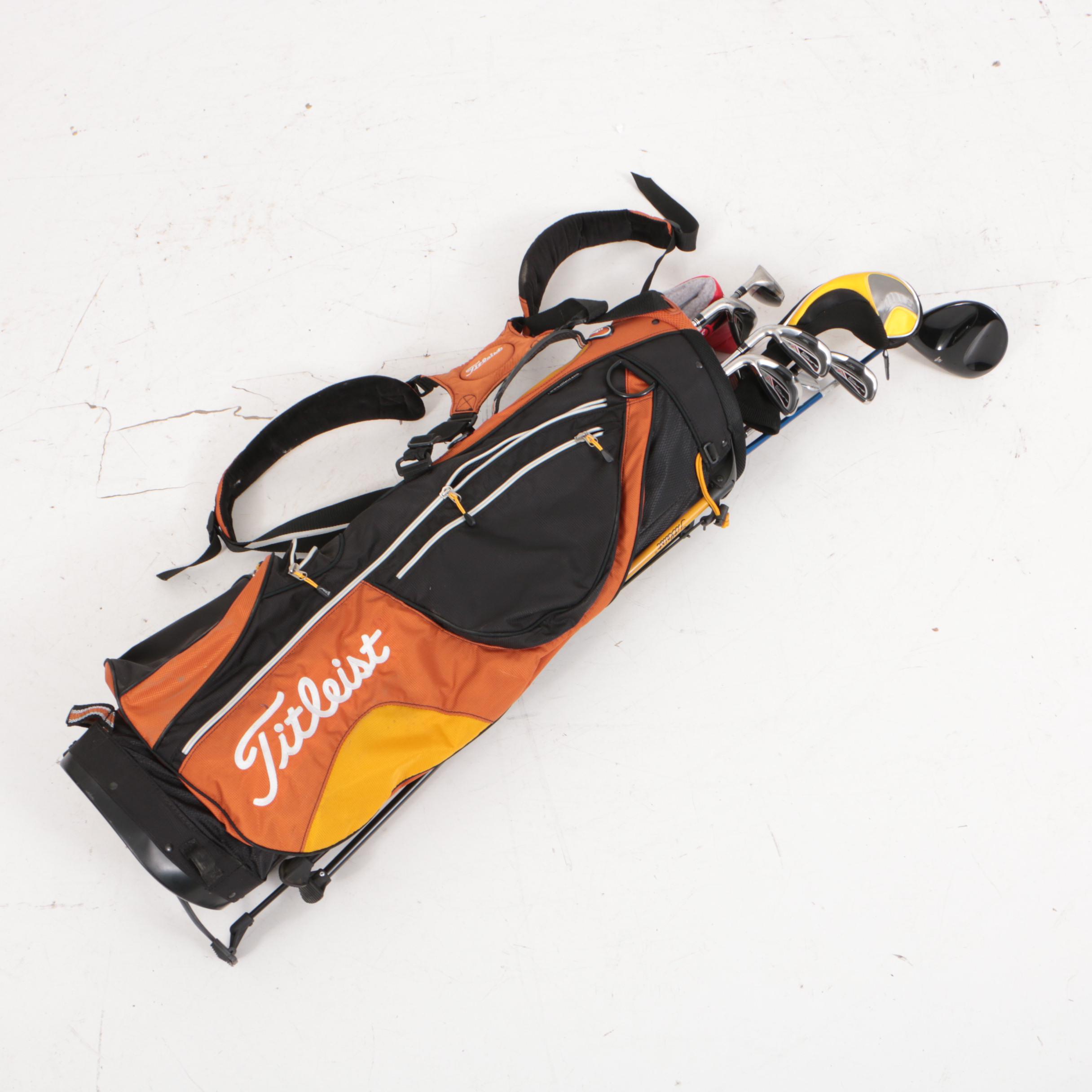 King Cobra Golf Irons and Woods with Titleist Case