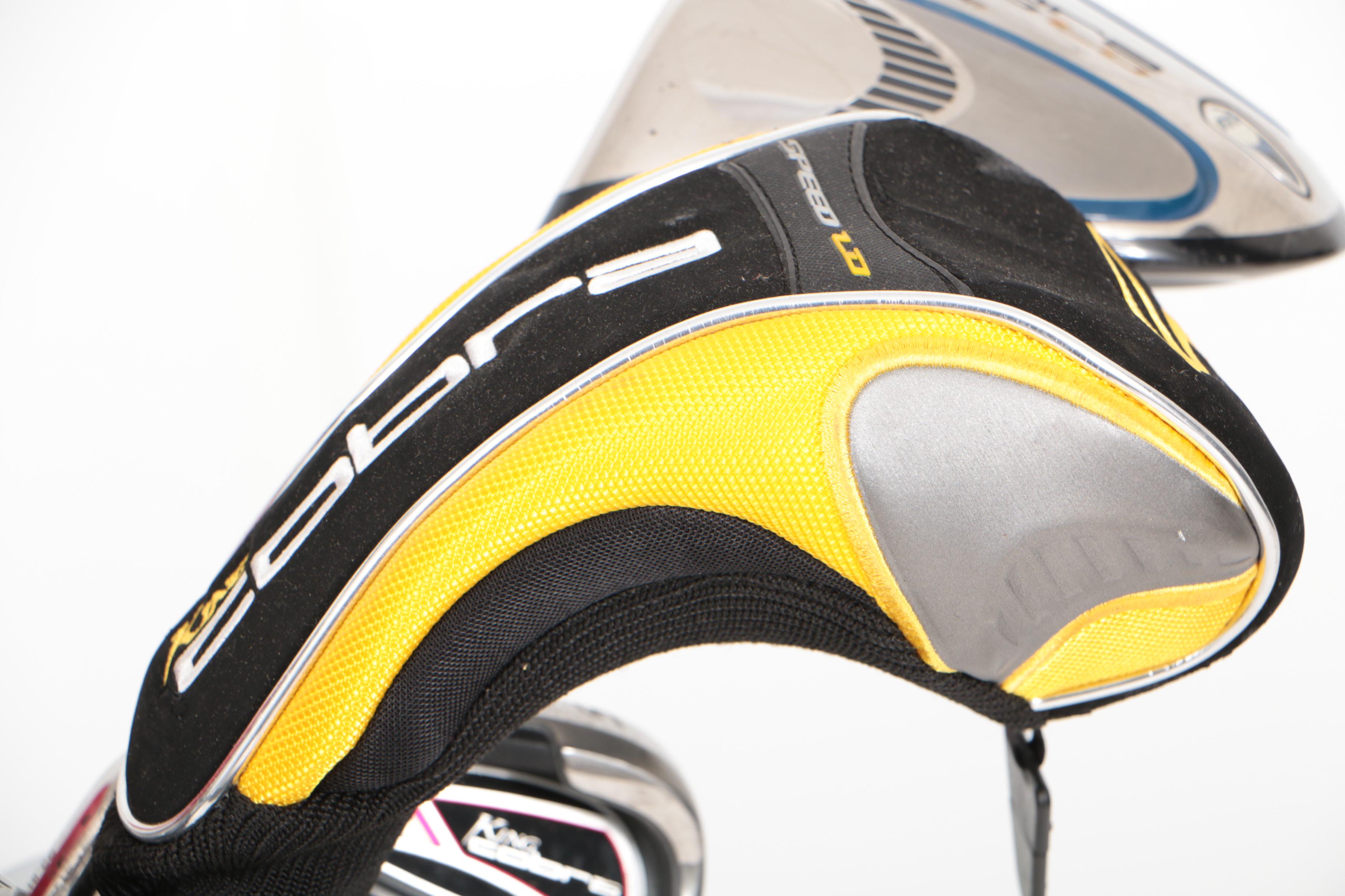 King Cobra Golf Irons and Woods with Titleist Case