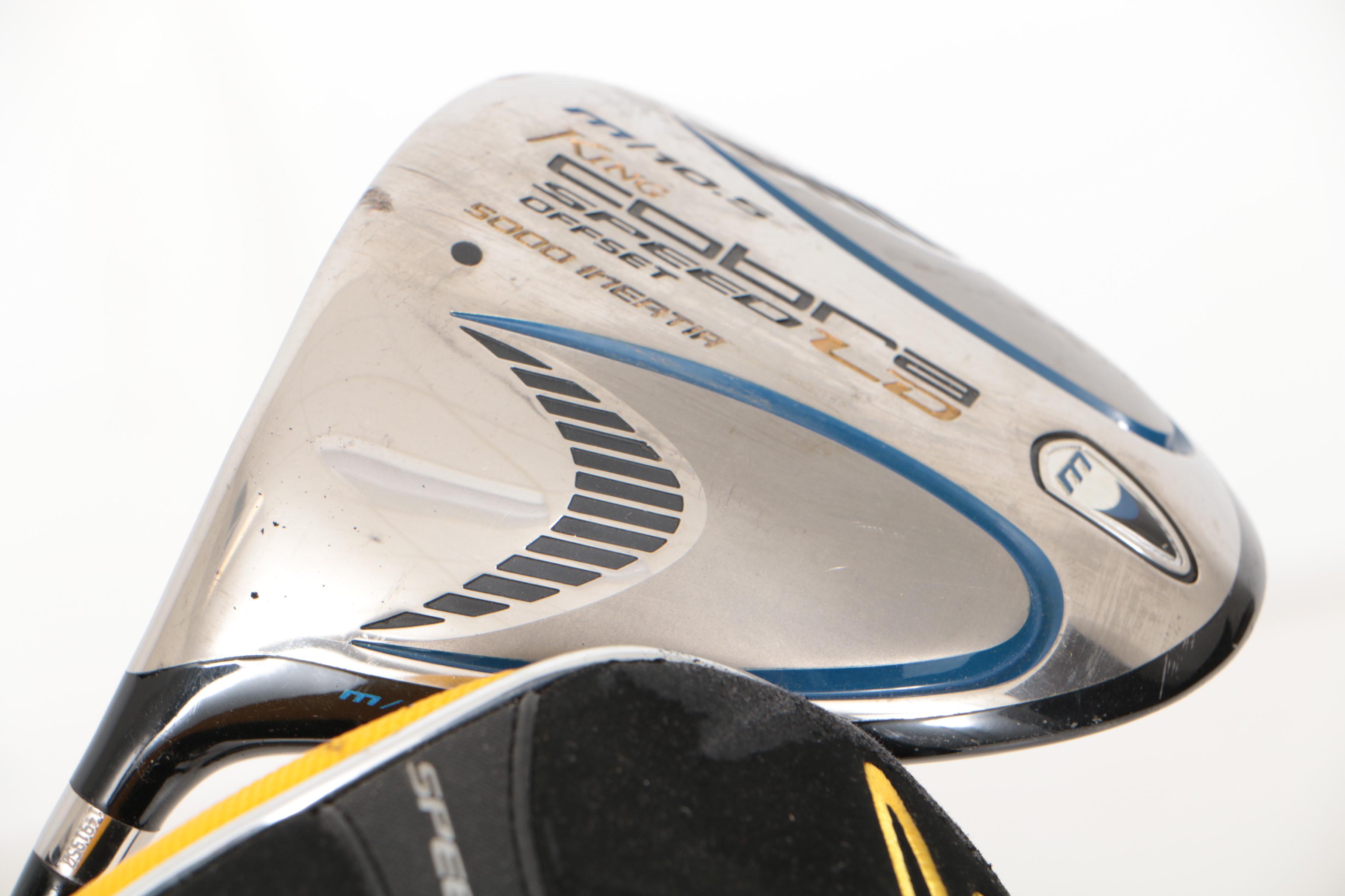 King Cobra Golf Irons and Woods with Titleist Case