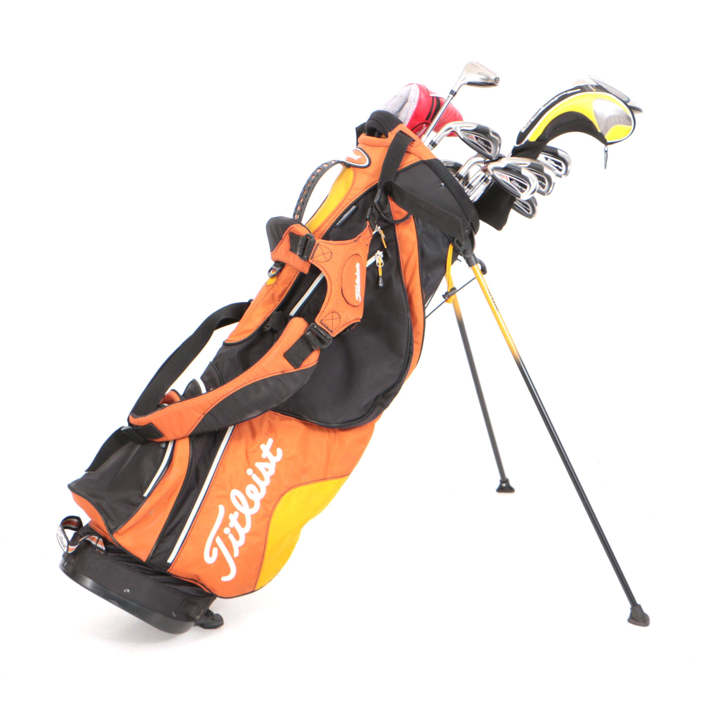 King Cobra Golf Irons and Woods with Titleist Case