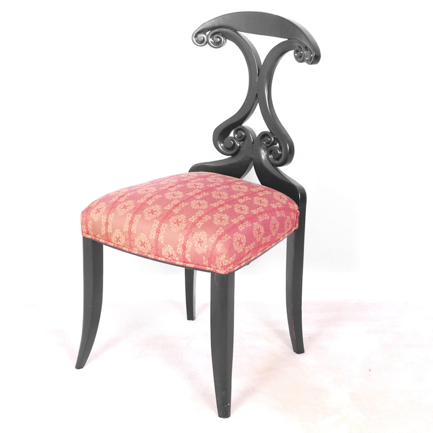 Contemporary Art Nouveau Style Chair by The Bombay Company