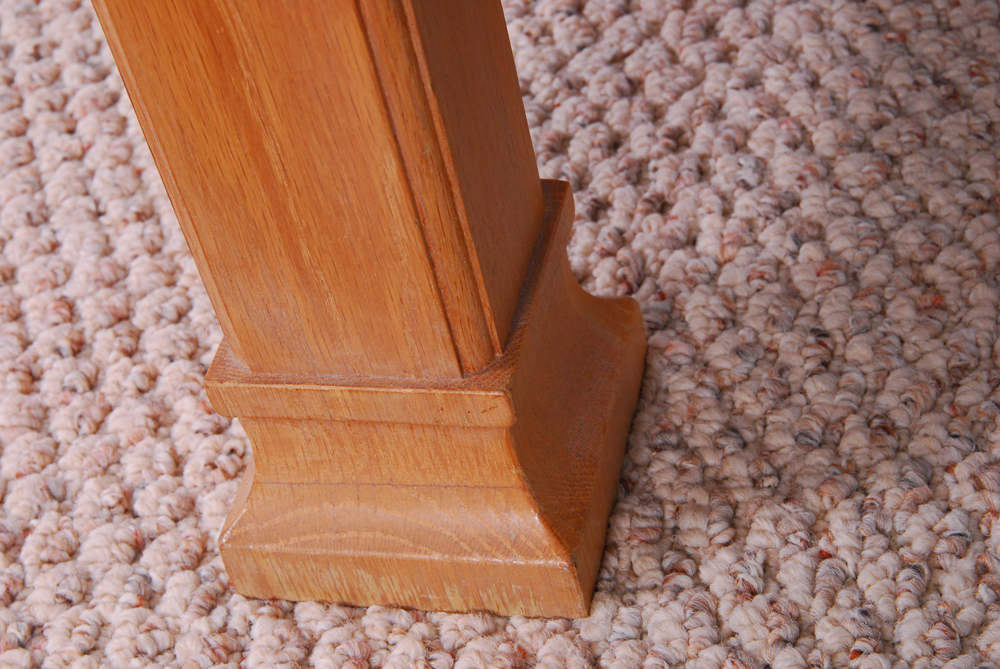 Stone Top Mission Style Console Table