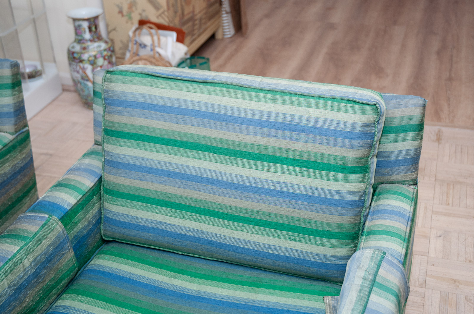 Mid-Century Modern Upholstered Armchairs