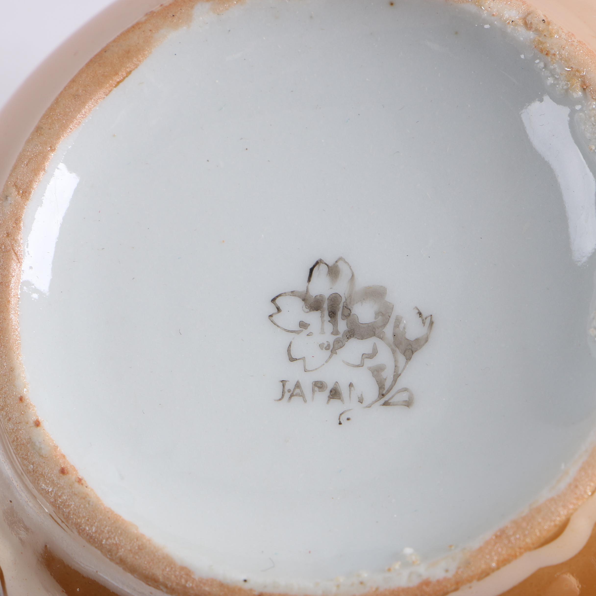 Mid-Century Japanese Lusterware Porcelain Tea Service featuring Takito Company