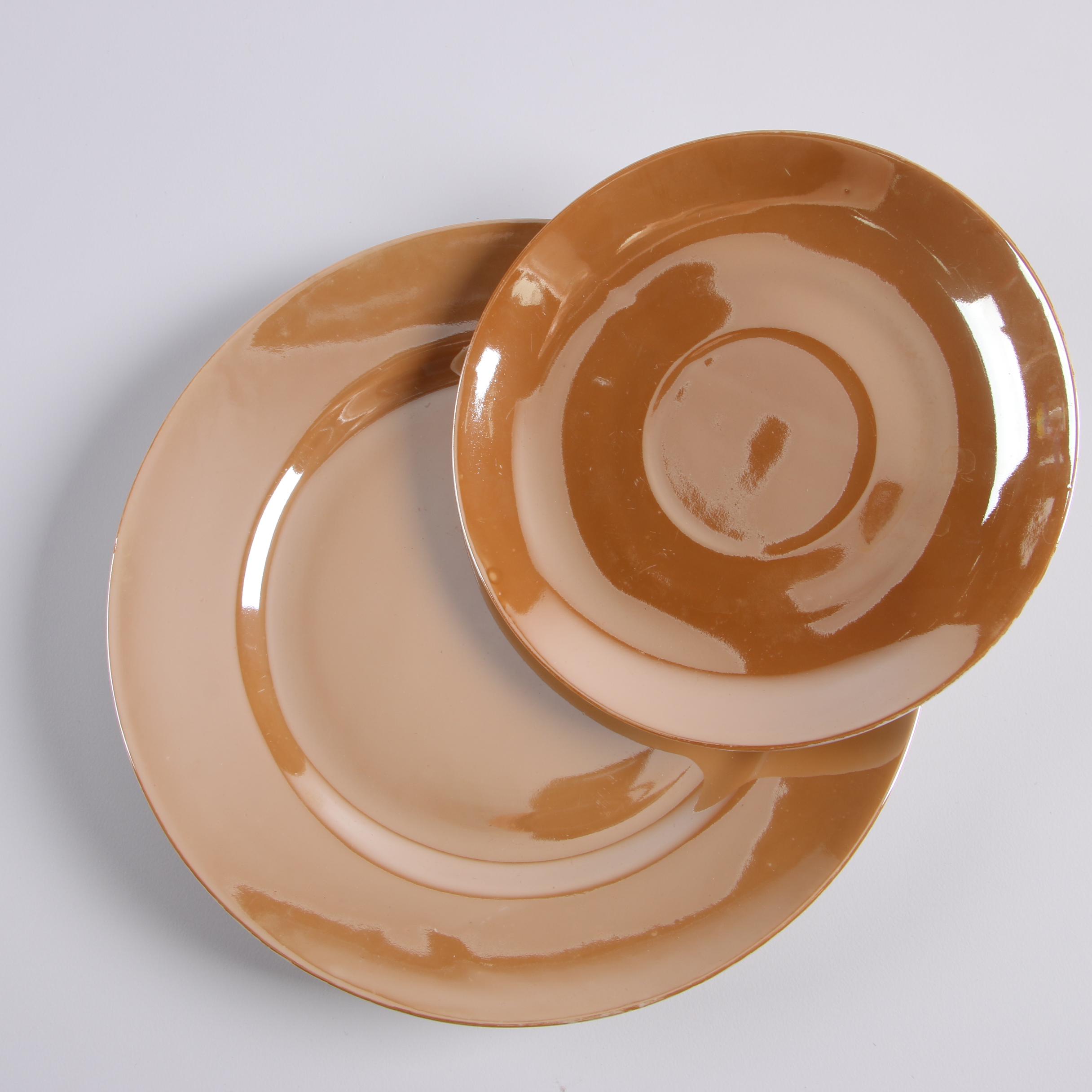 Mid-Century Japanese Lusterware Porcelain Tea Service featuring Takito Company