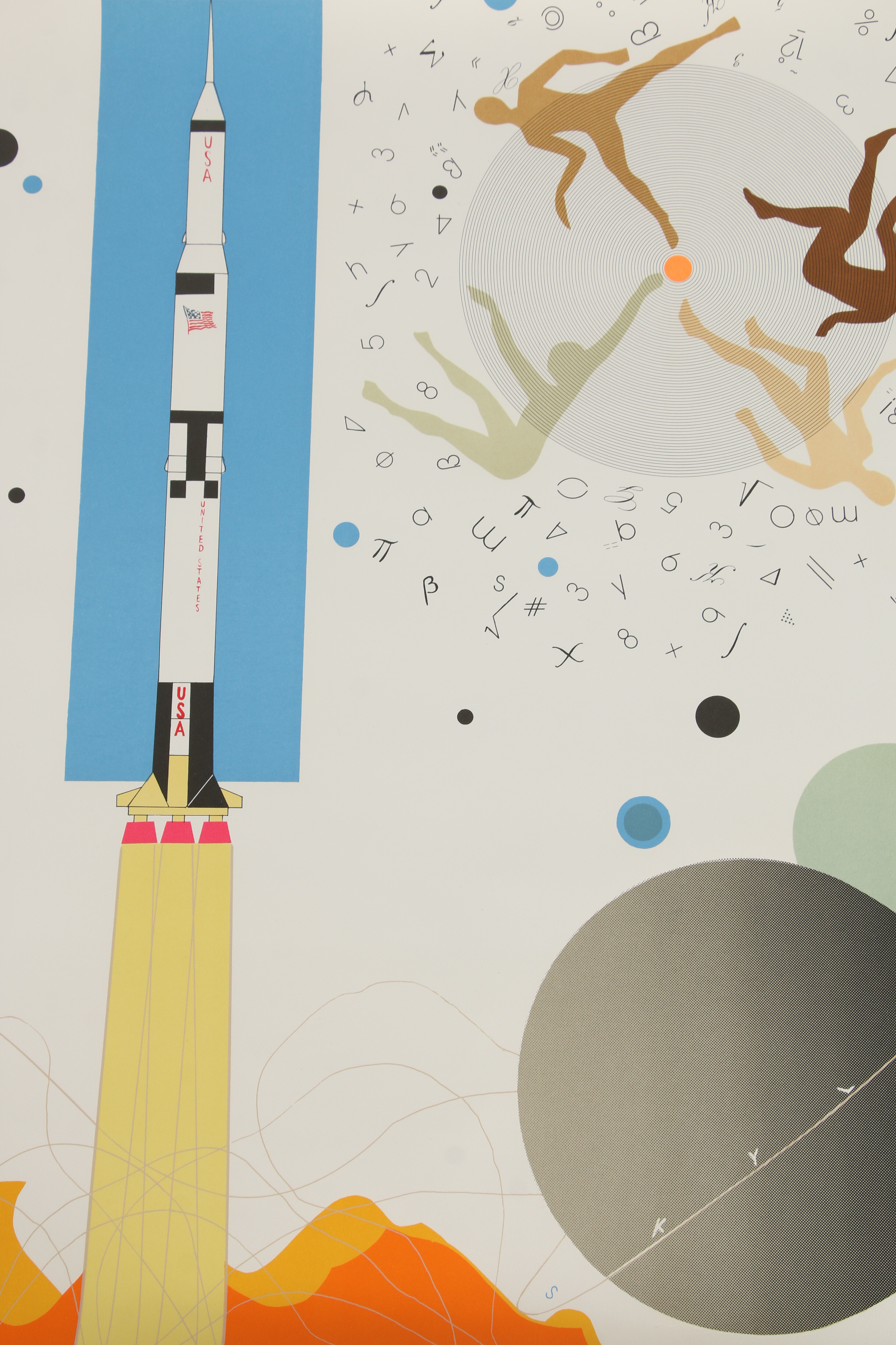 Raymond Loewy Lithograph "Rocket"