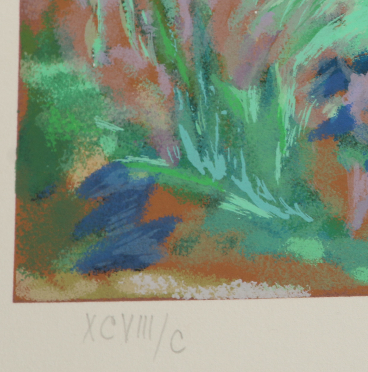 Jackie Kamin Serigraph "Laguna Canyon Road"