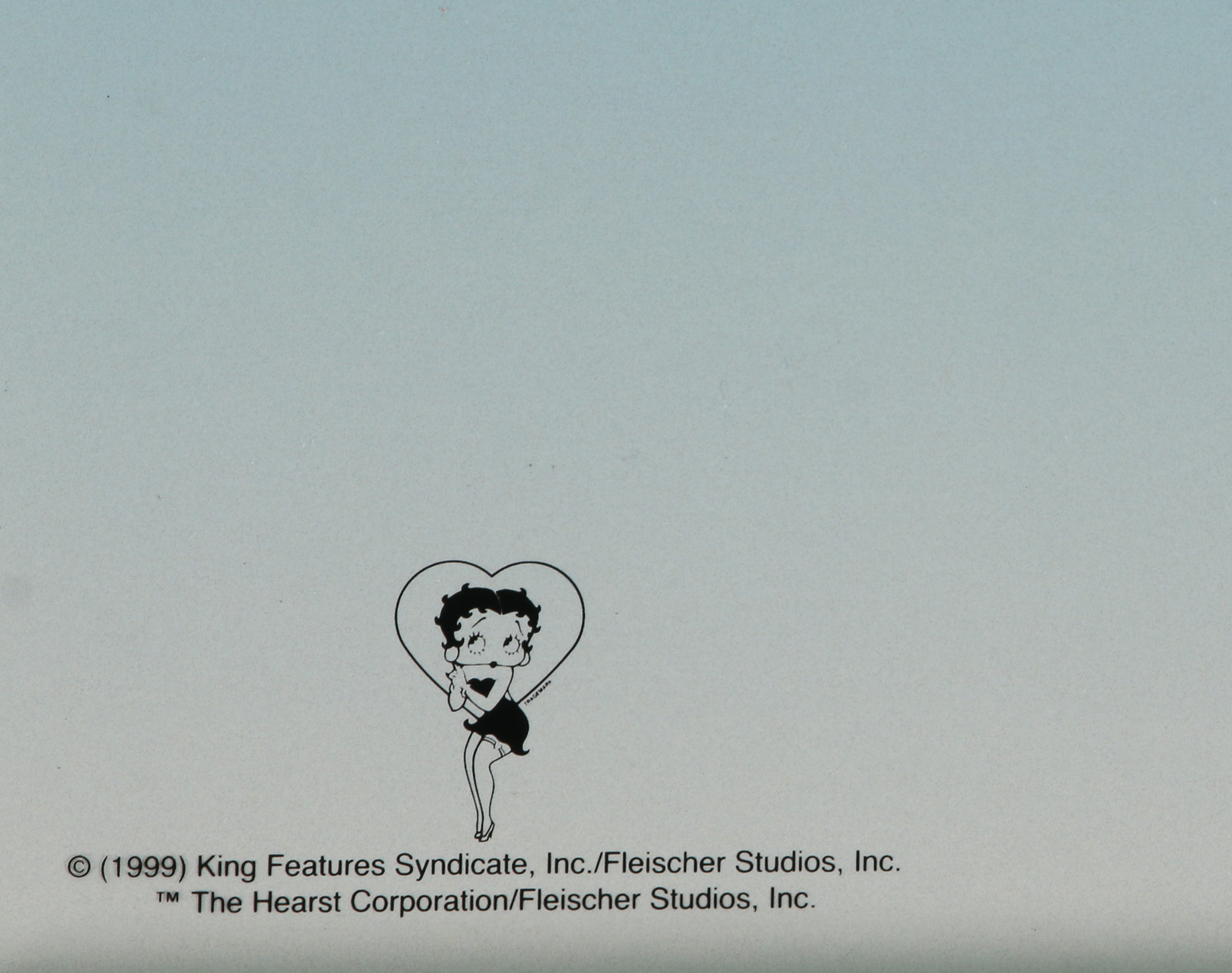 Reproduction Sericel "Betty Boop"