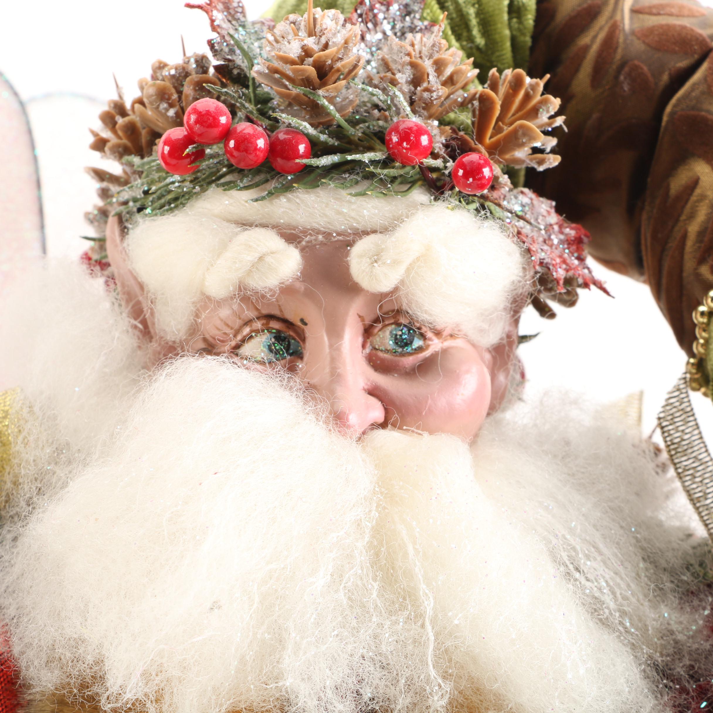 Mark Roberts Limited Edition Santa and Fairy Dolls