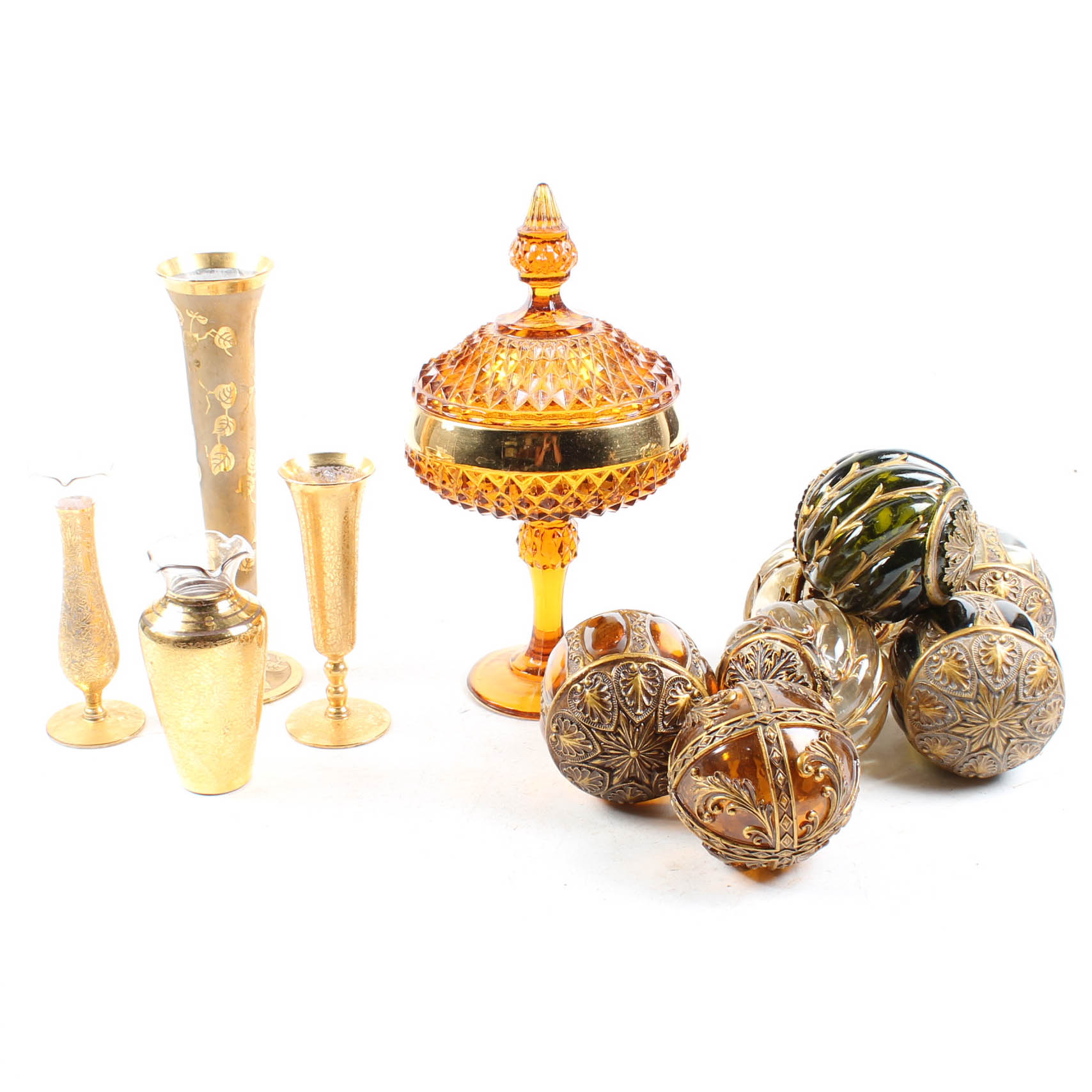 Vintage Glass Decorative Items