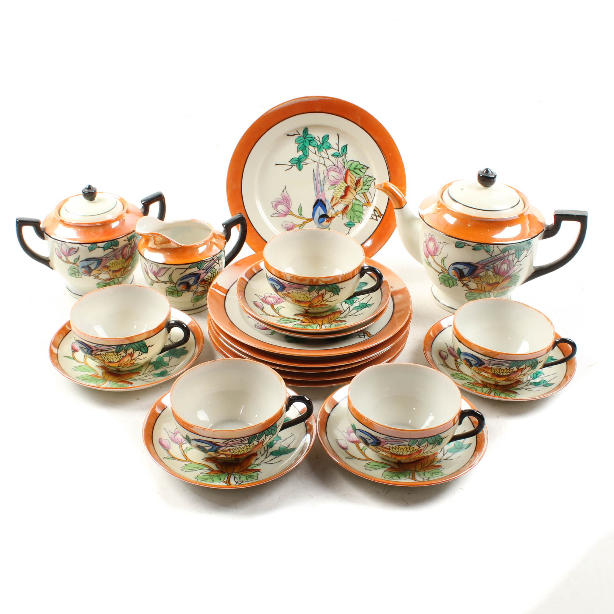 Japanese Lustreware Tea Set