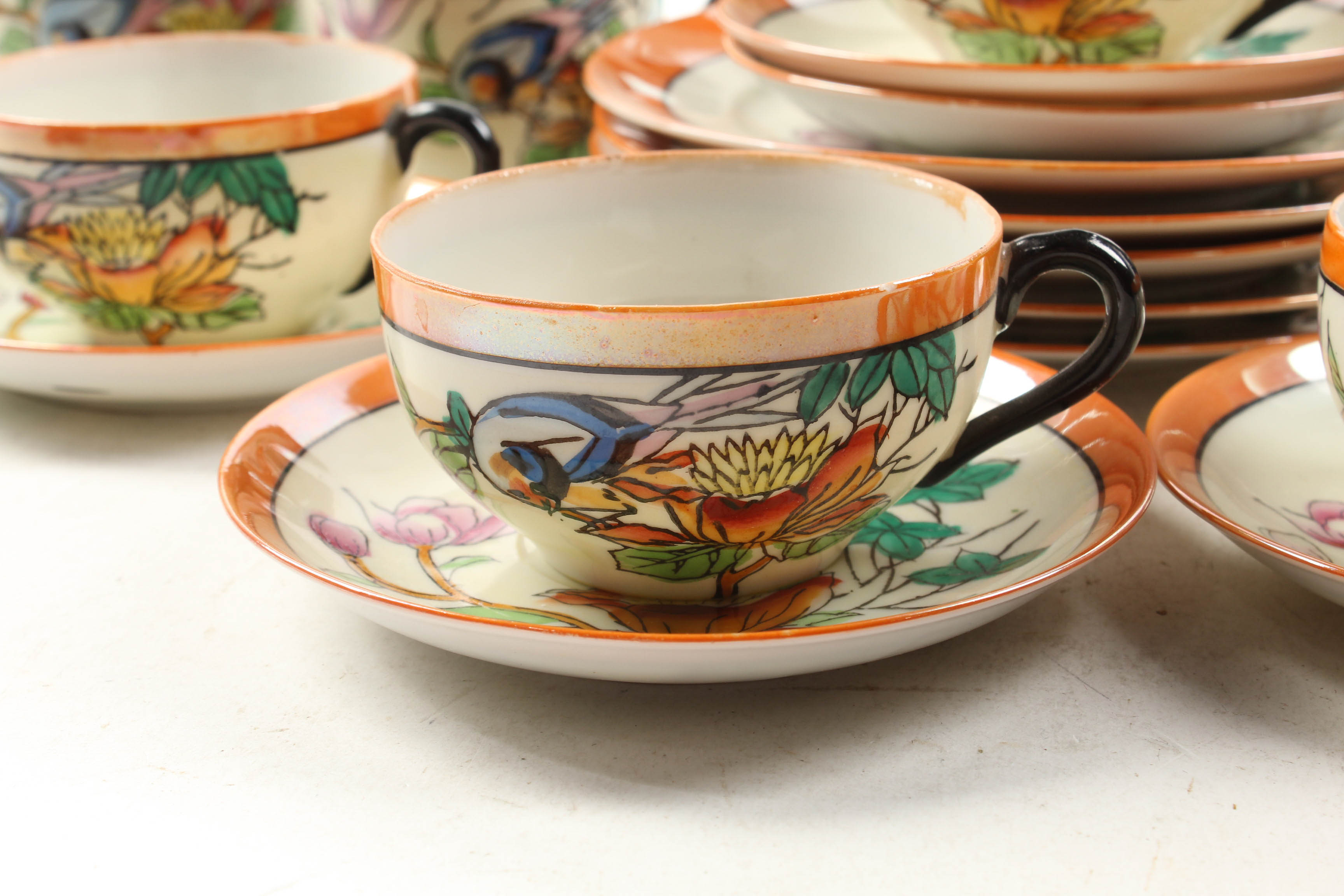 Japanese Lustreware Tea Set