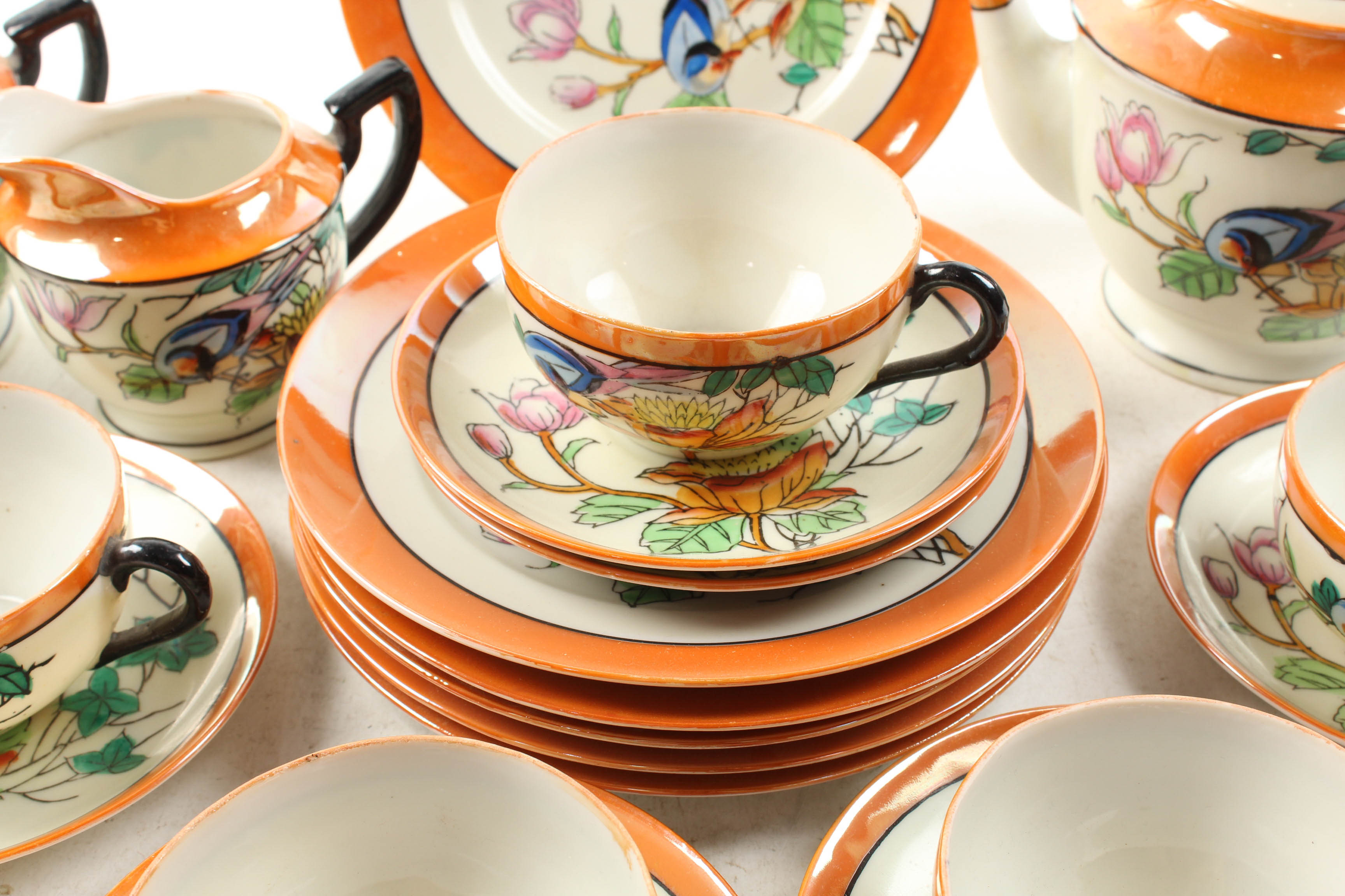 Japanese Lustreware Tea Set