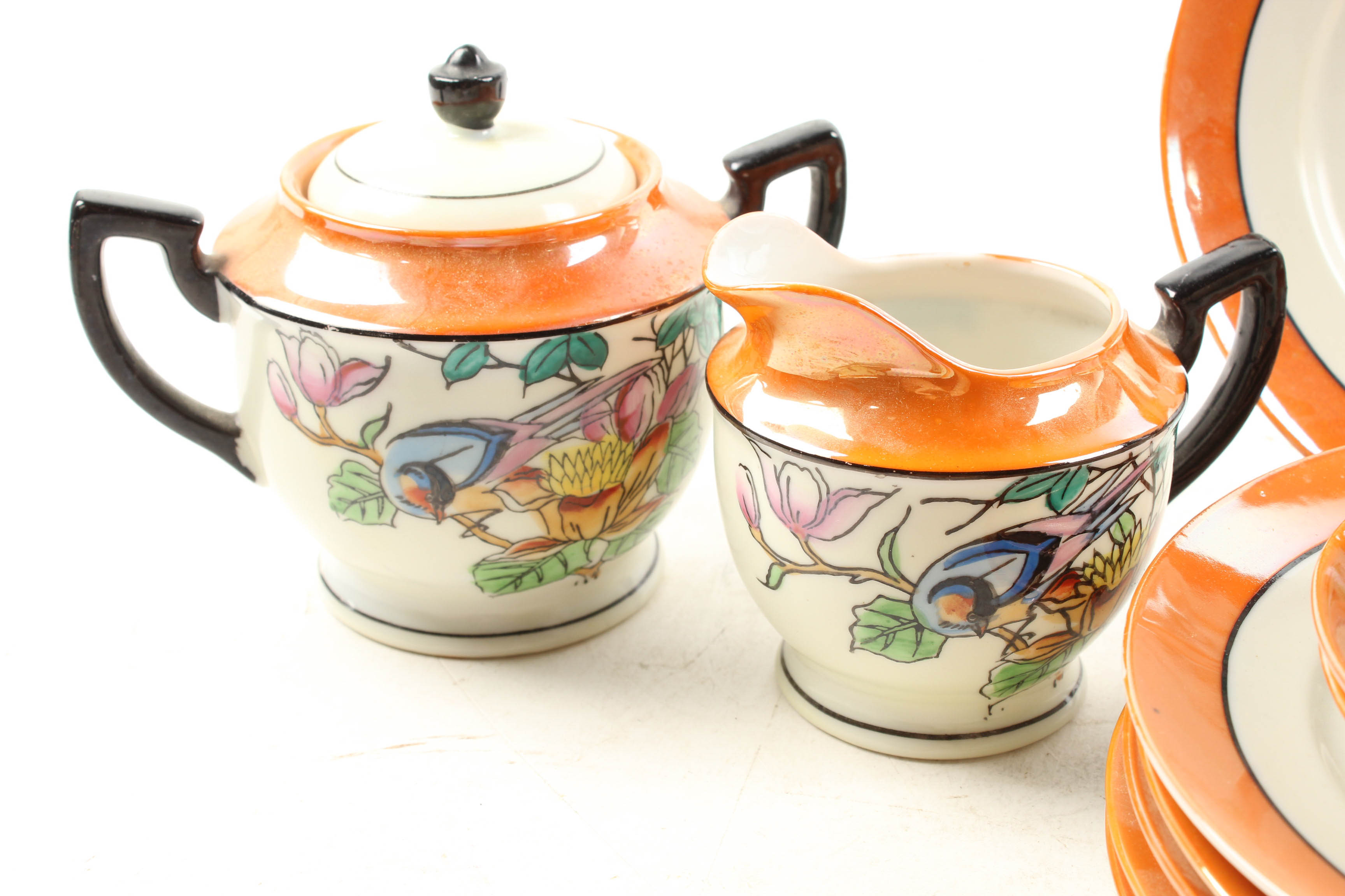 Japanese Lustreware Tea Set