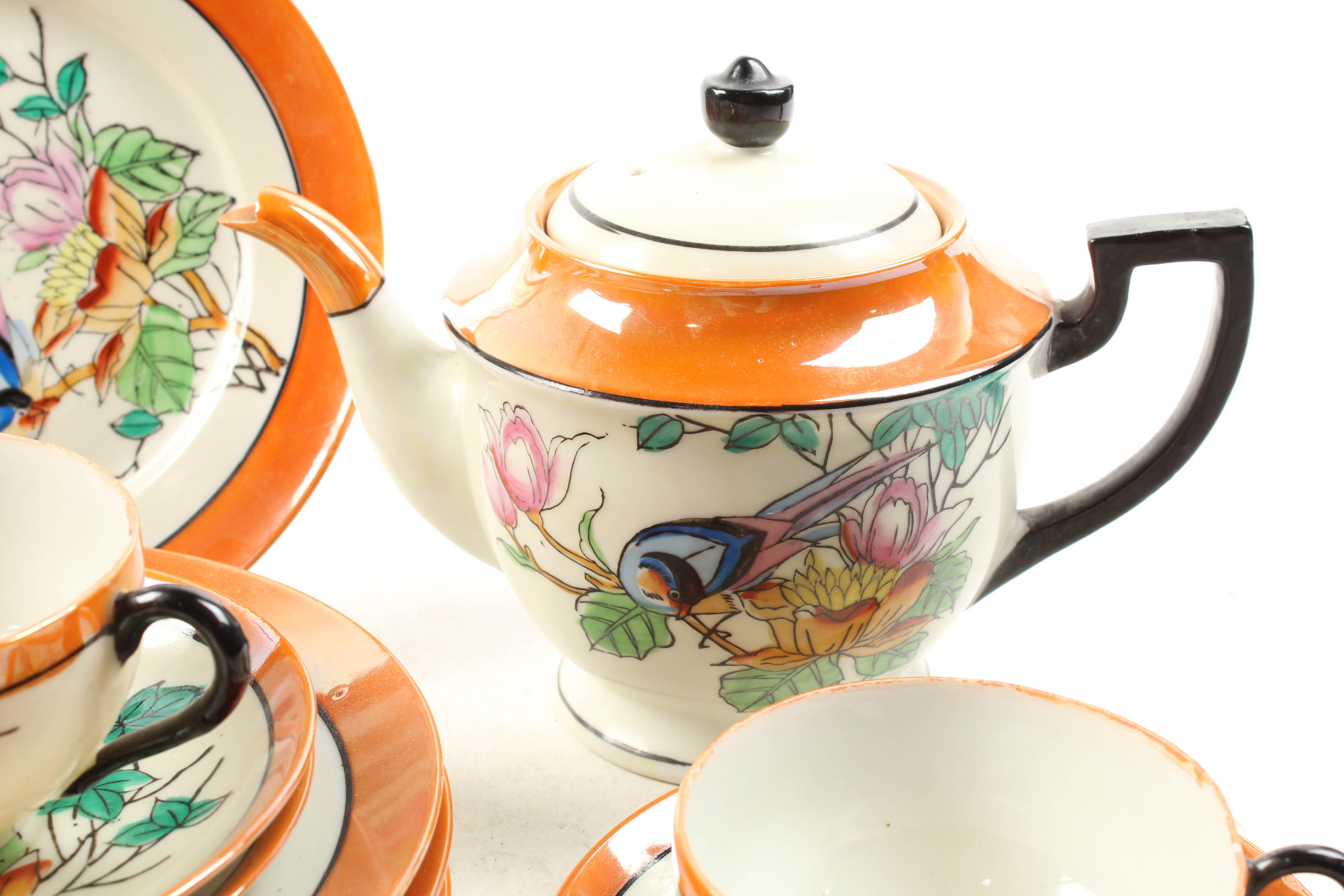 Japanese Lustreware Tea Set