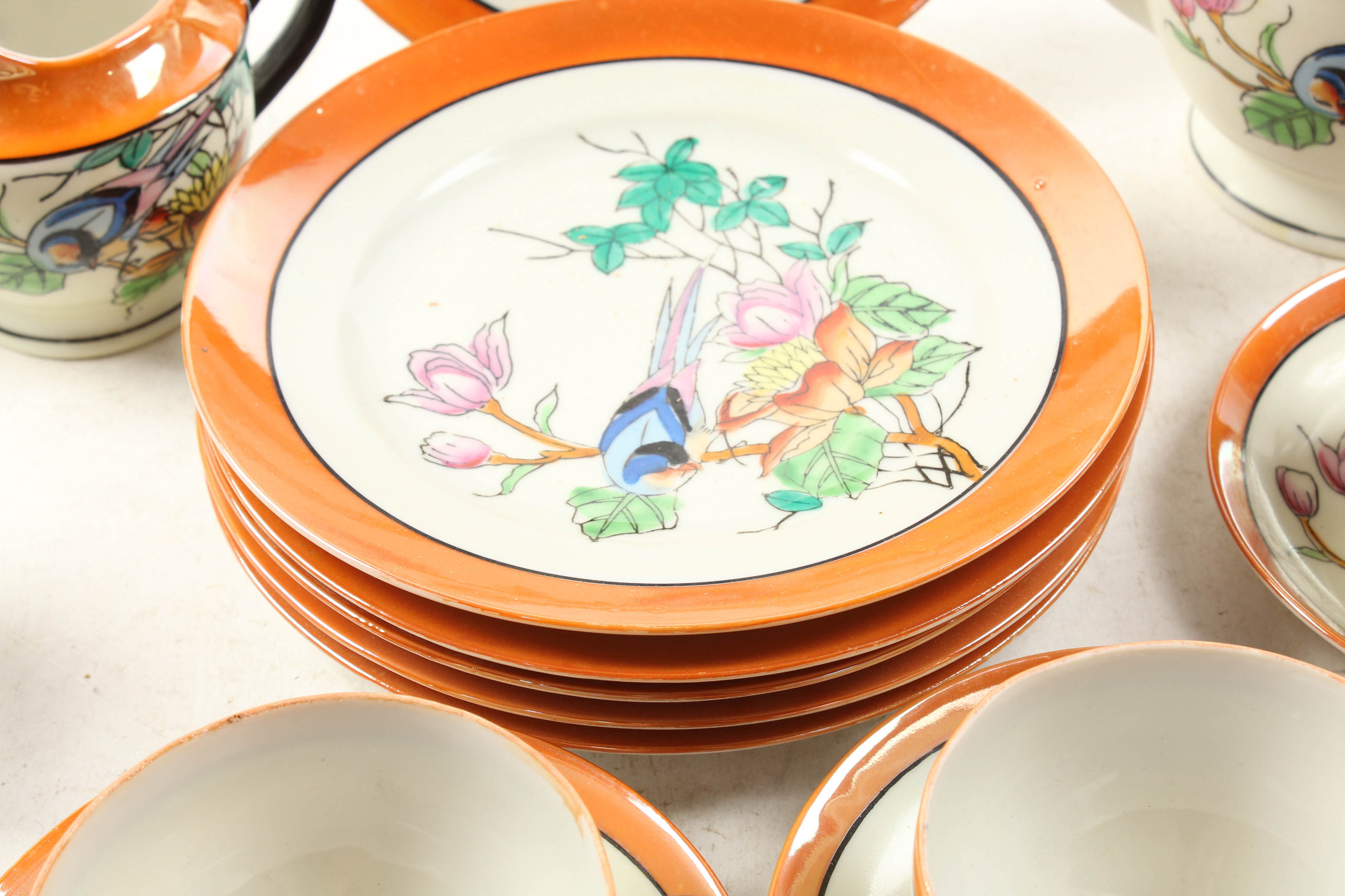 Japanese Lustreware Tea Set