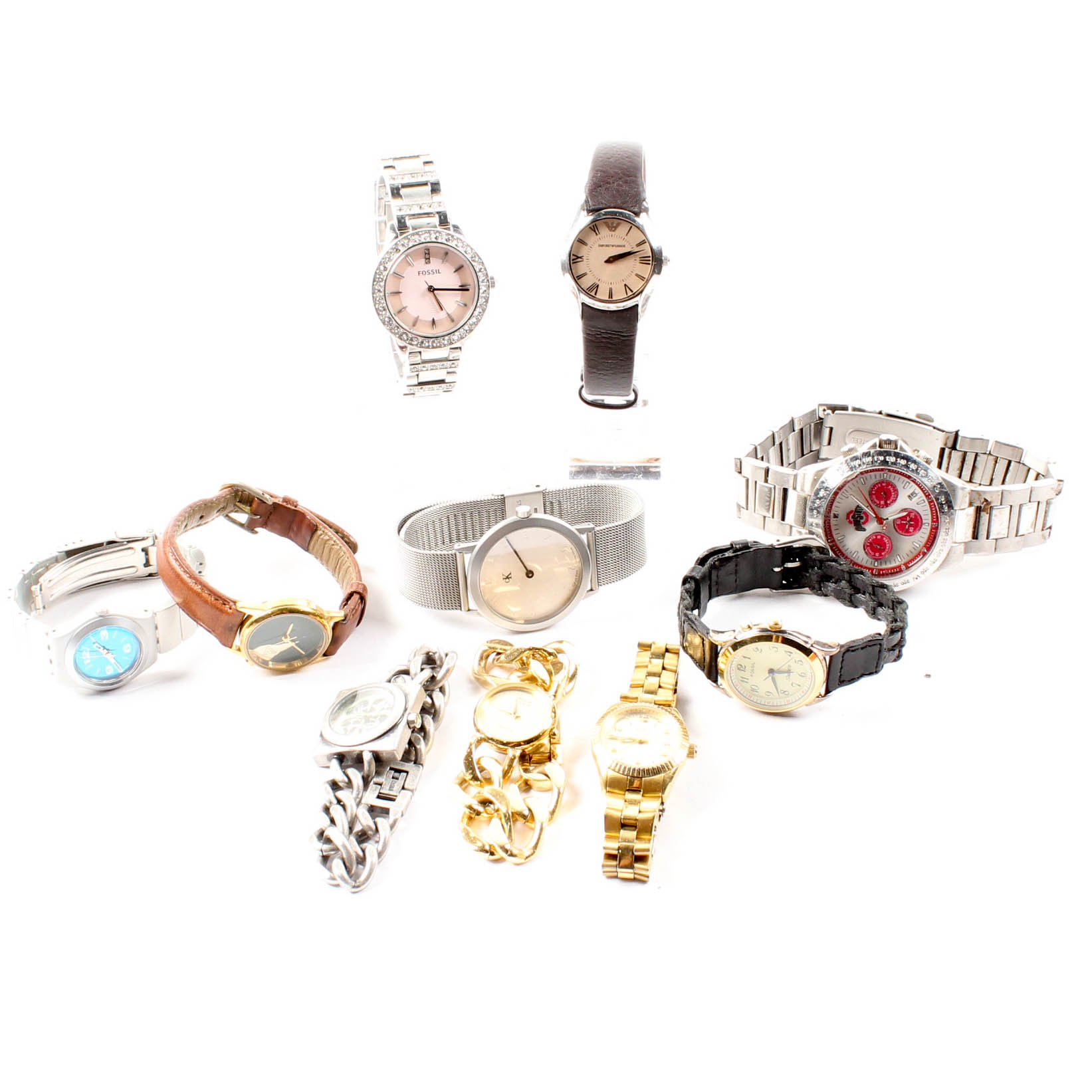 Watches Featuring Armani & Fossil