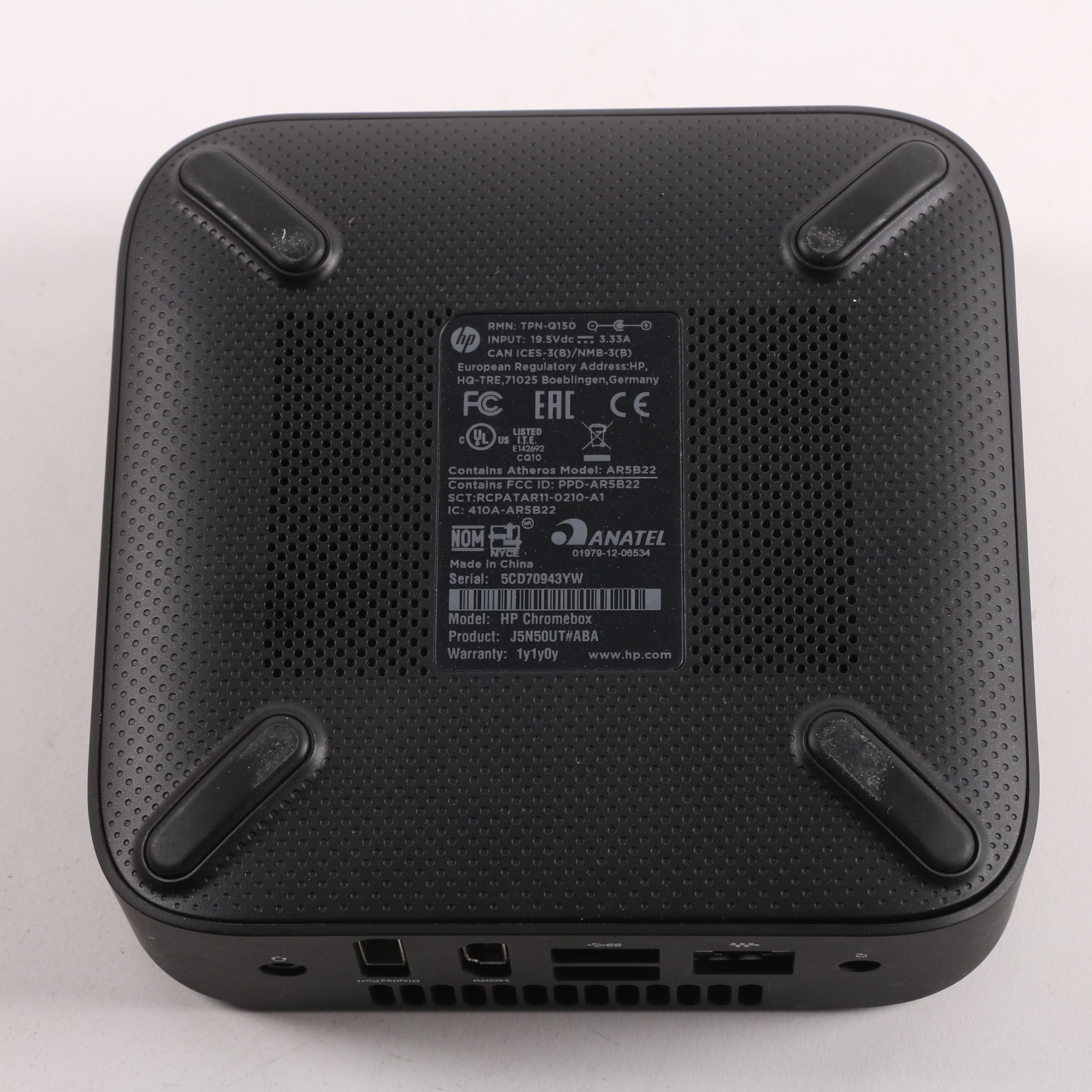 HP Chromebox Desktop Computer