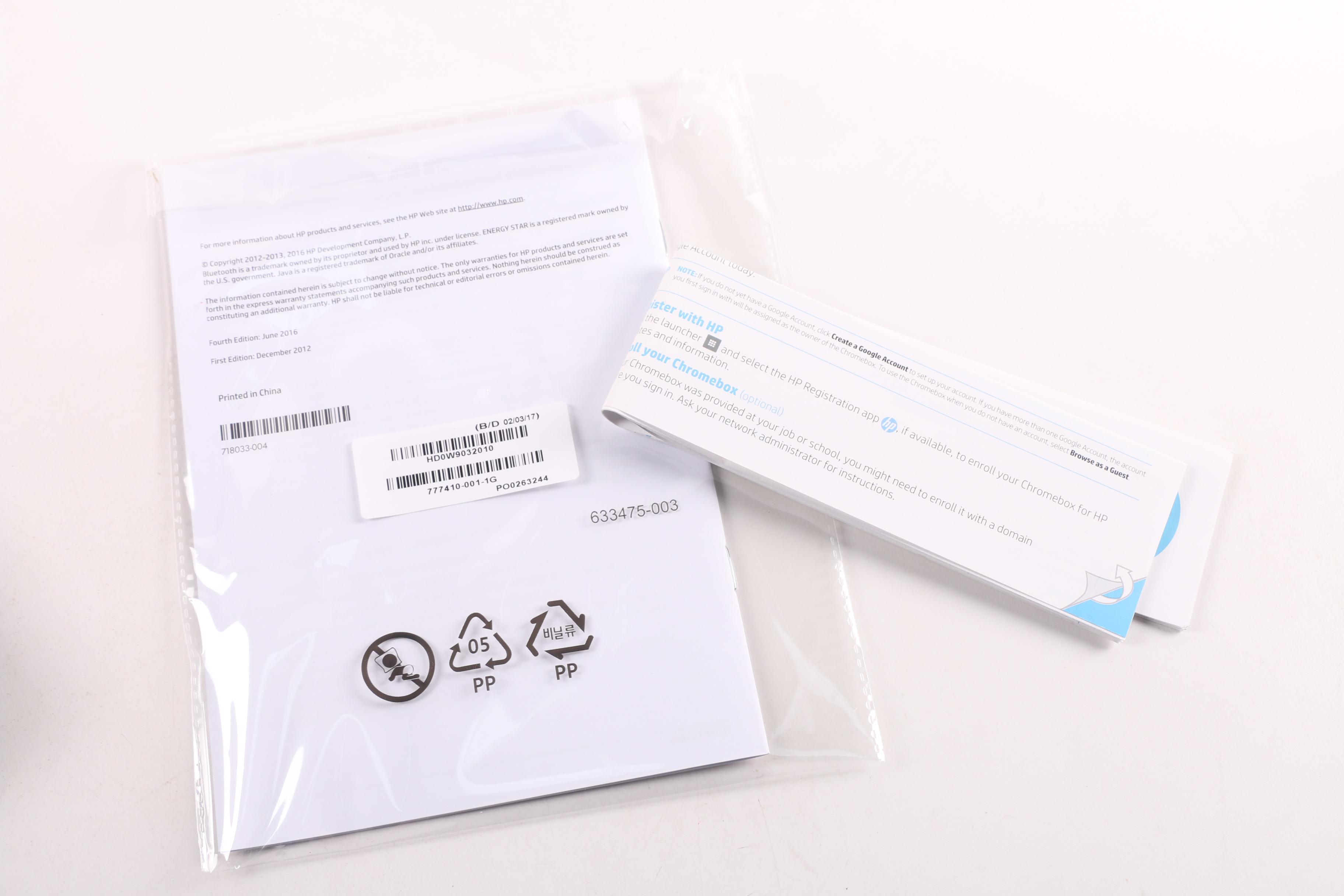 HP Chromebox Desktop Computer