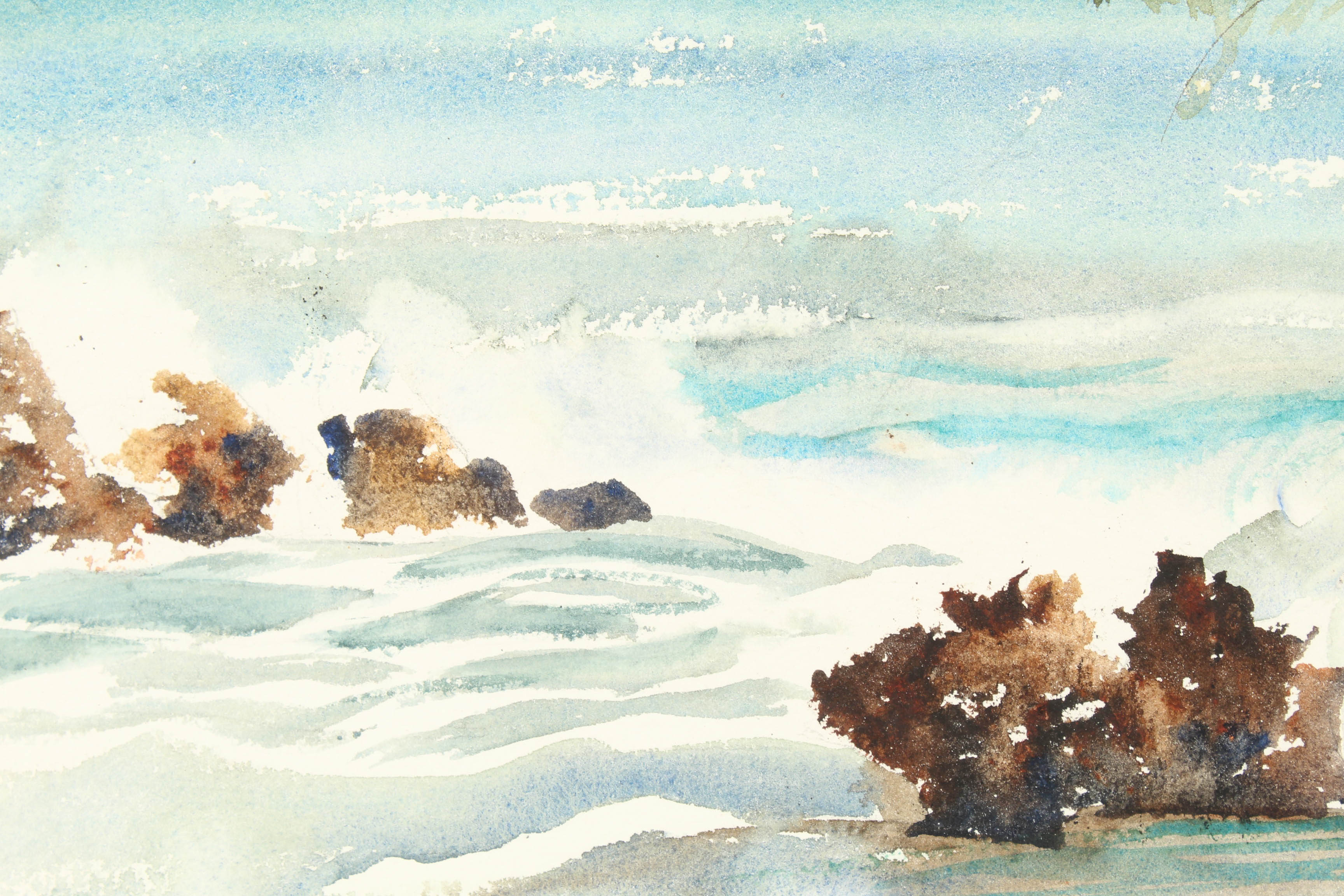 Ruth B. Firestone Watercolor Painting on Paper