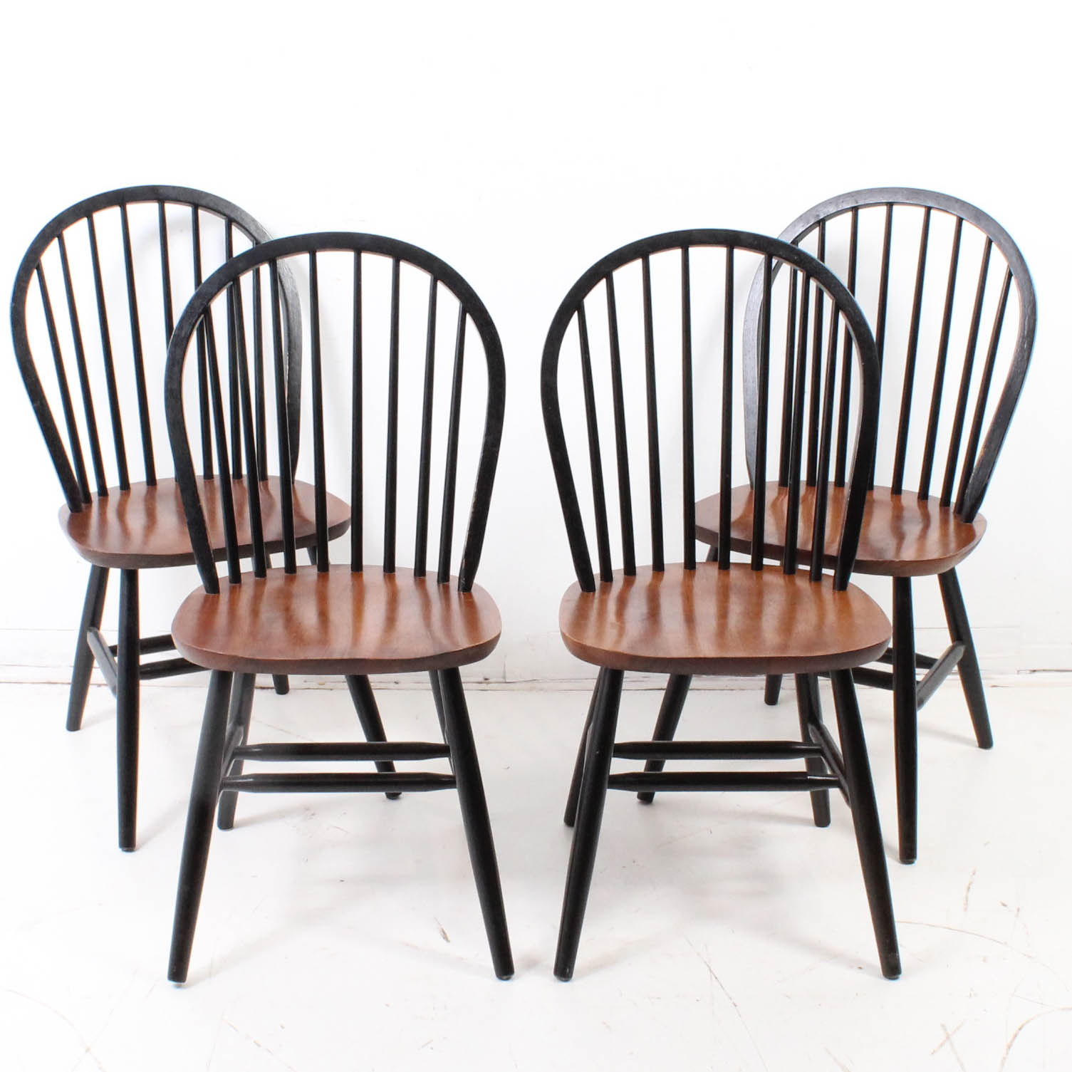 Thai Rubberwood Spindle Back Dining Chairs