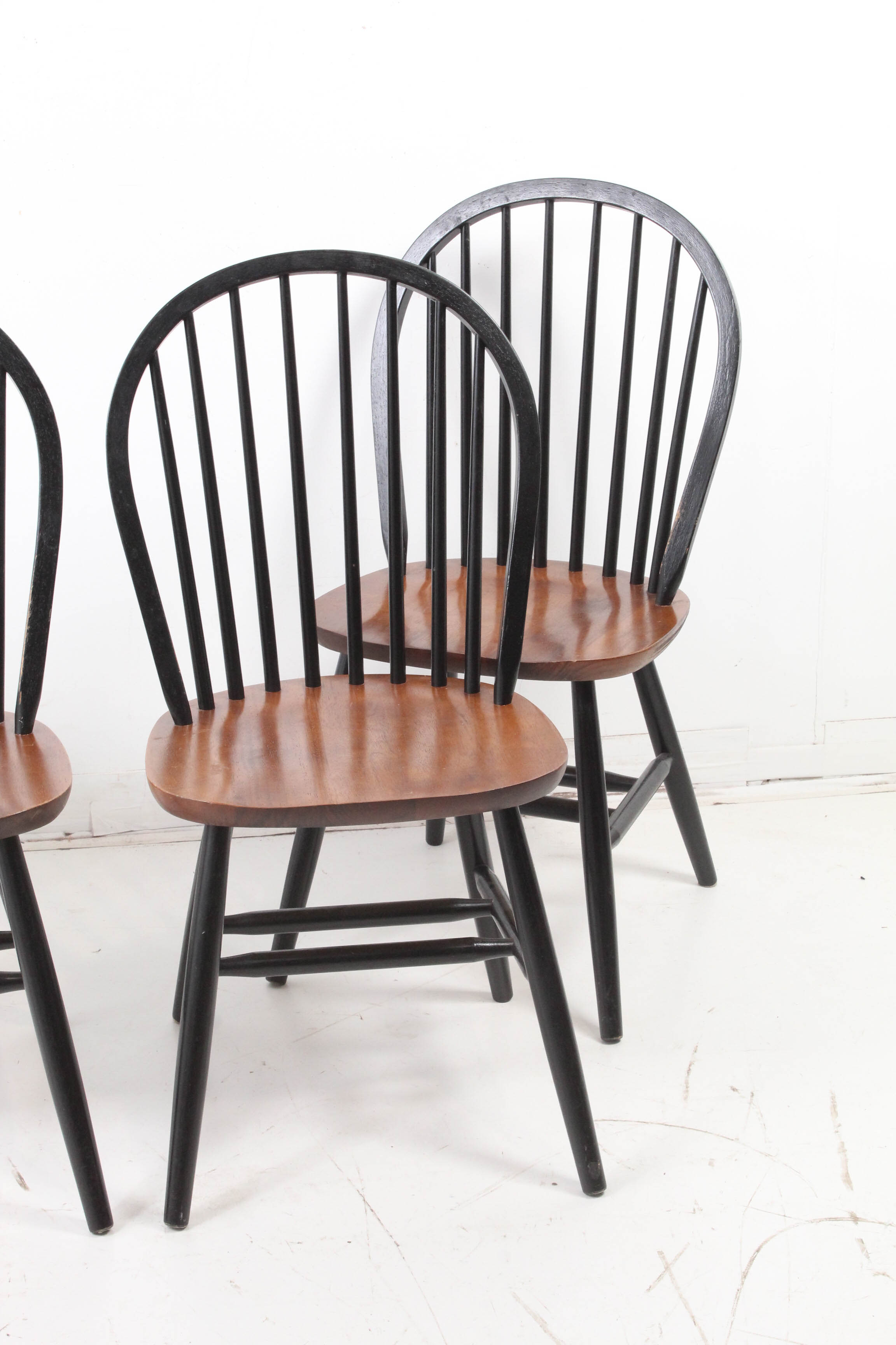 Thai Rubberwood Spindle Back Dining Chairs