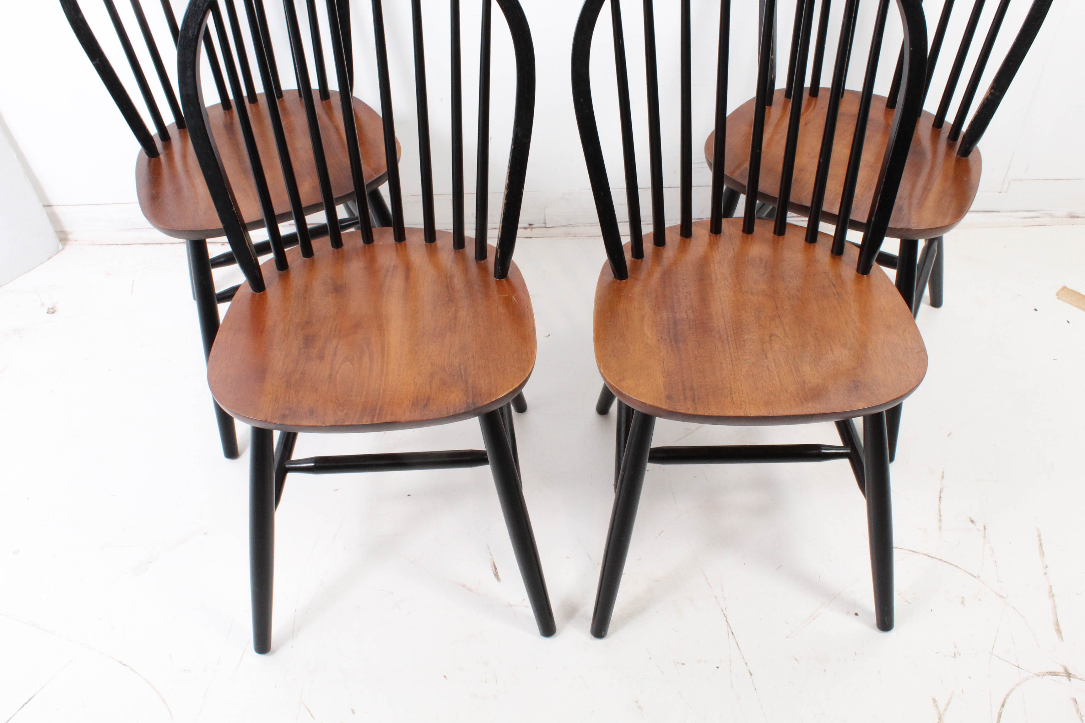 Thai Rubberwood Spindle Back Dining Chairs