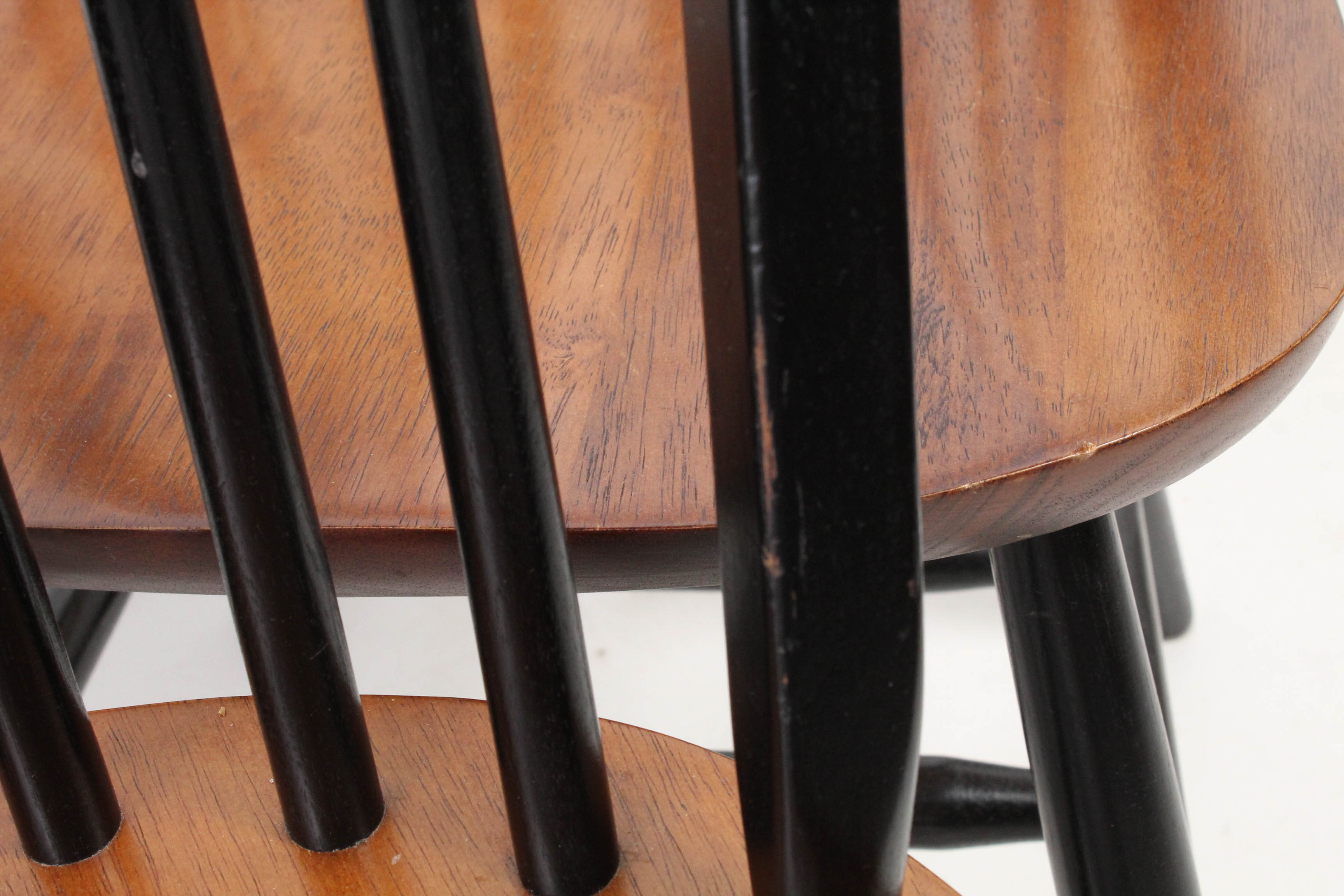 Thai Rubberwood Spindle Back Dining Chairs